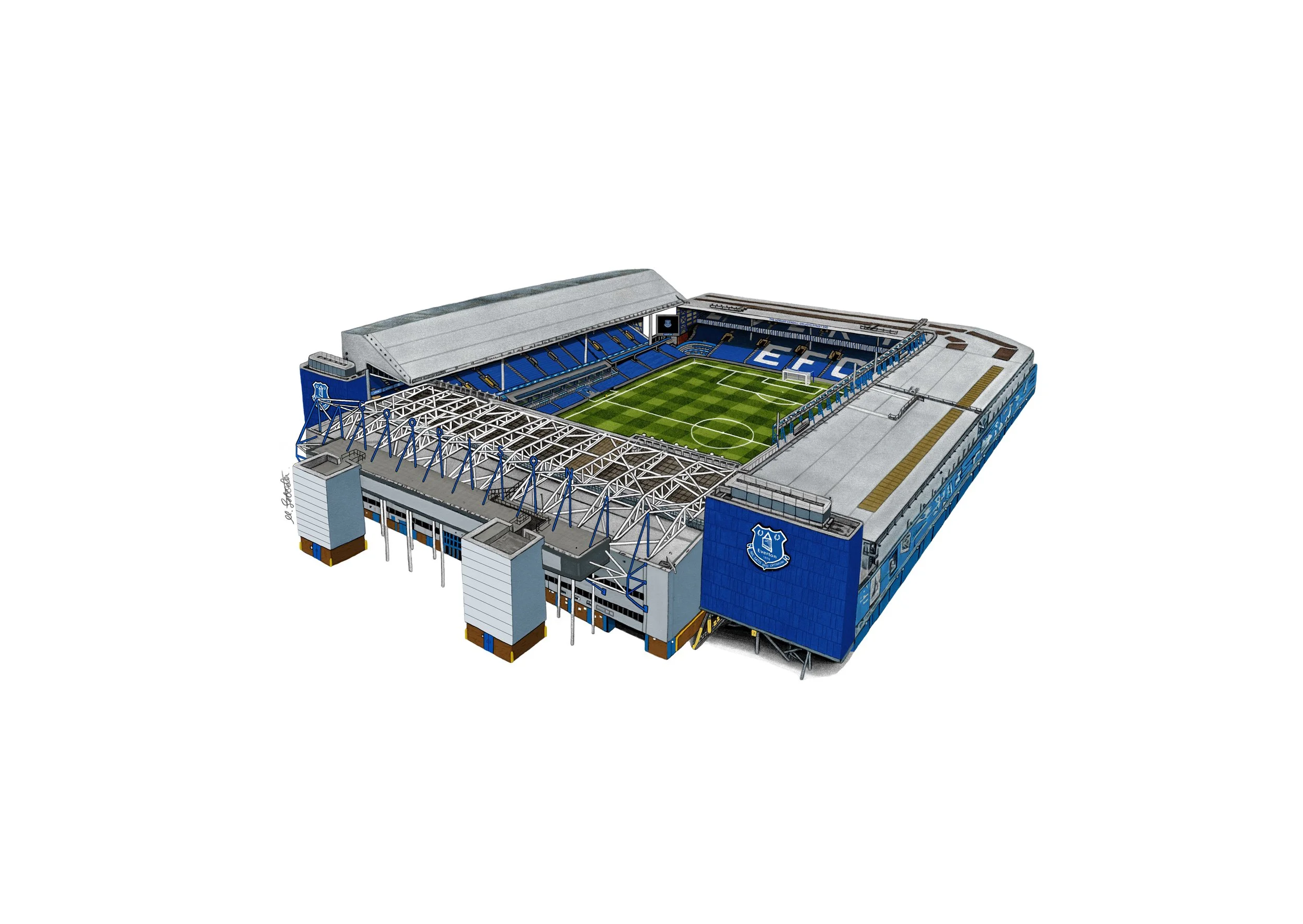 GOODISON PARK PRINT