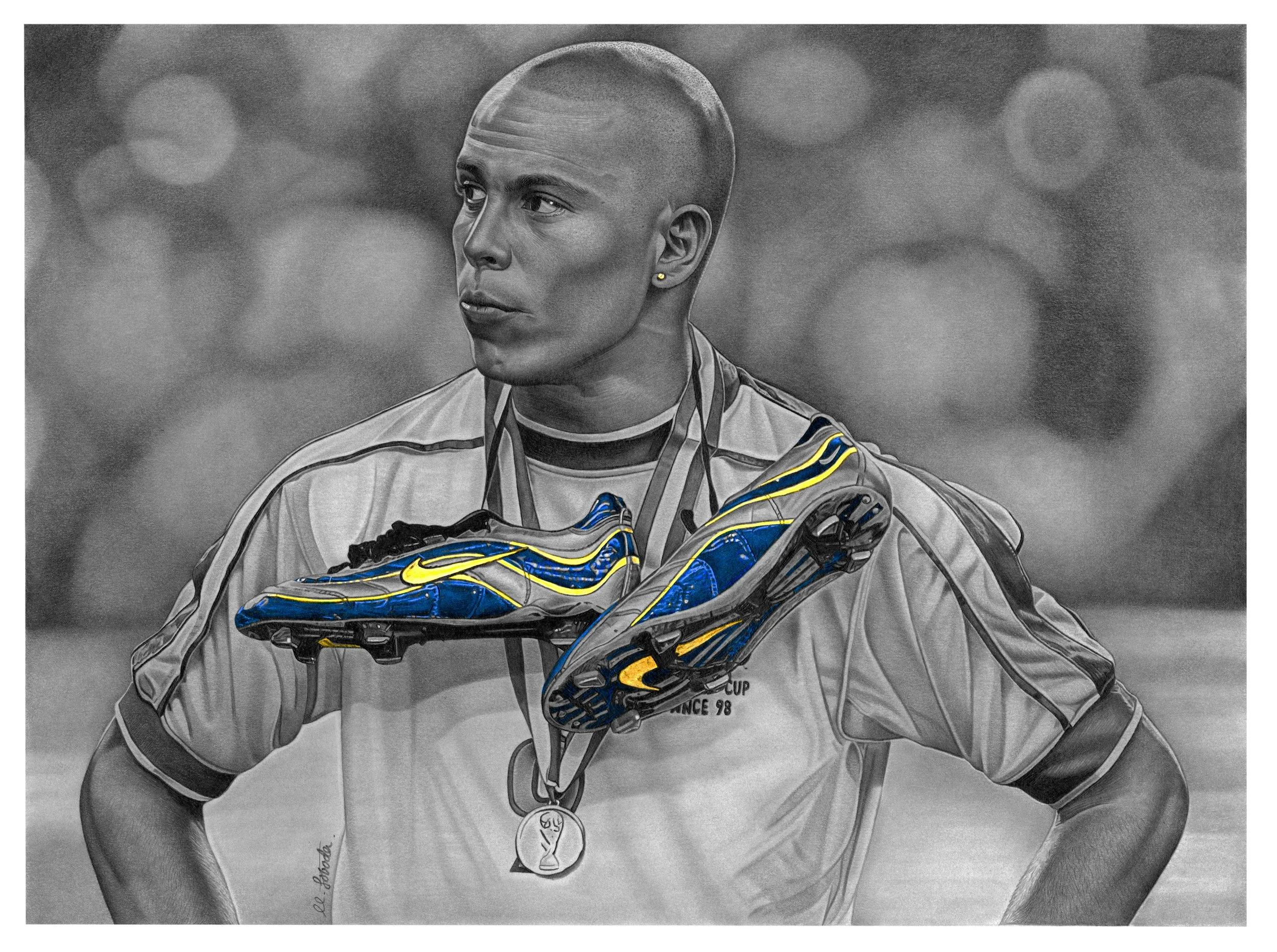 RONALDO 1998 WORLD CUP PRINT