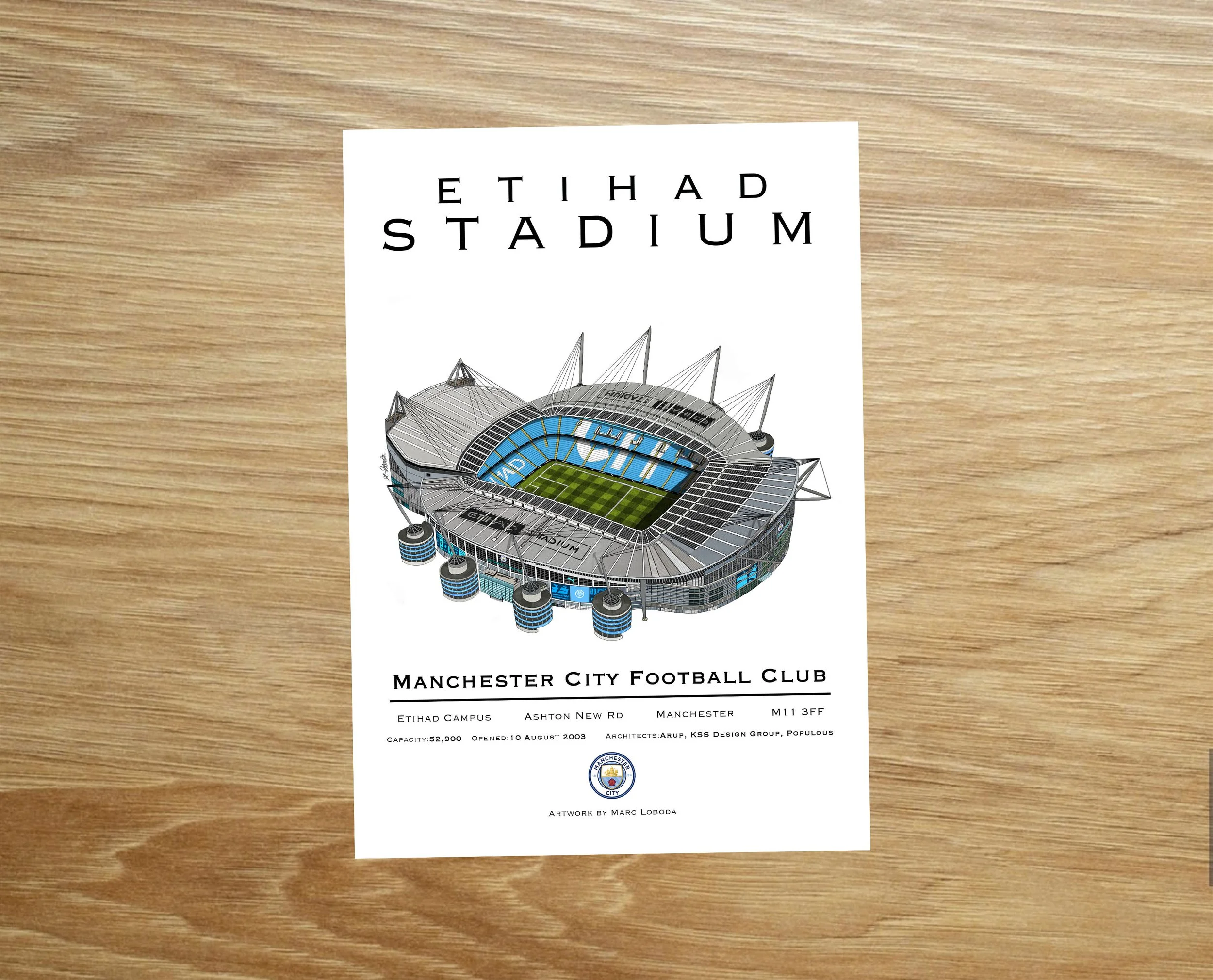 ETIHAD STADIUM ALTERNATE PRINT