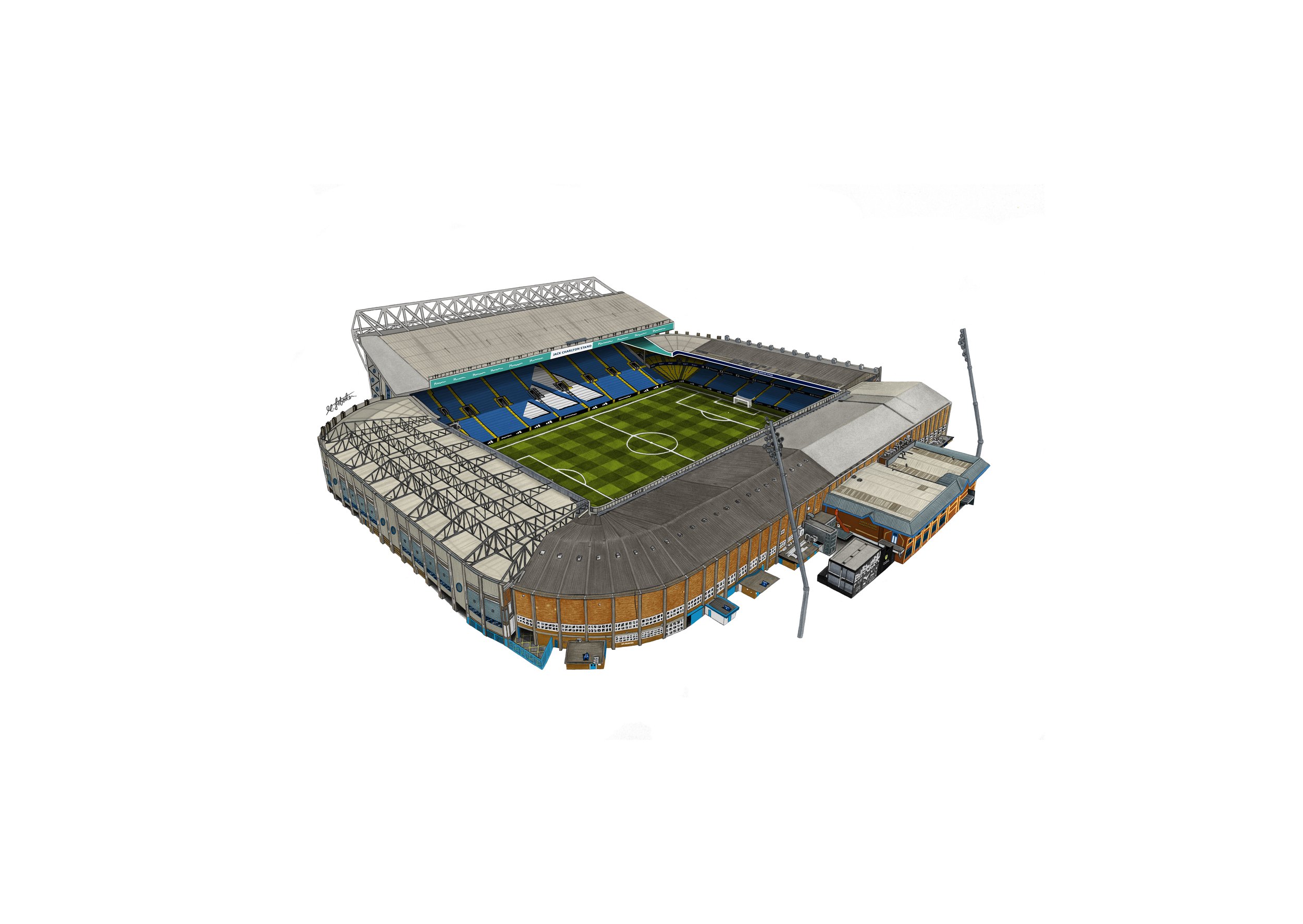 ELLAND ROAD PRINT