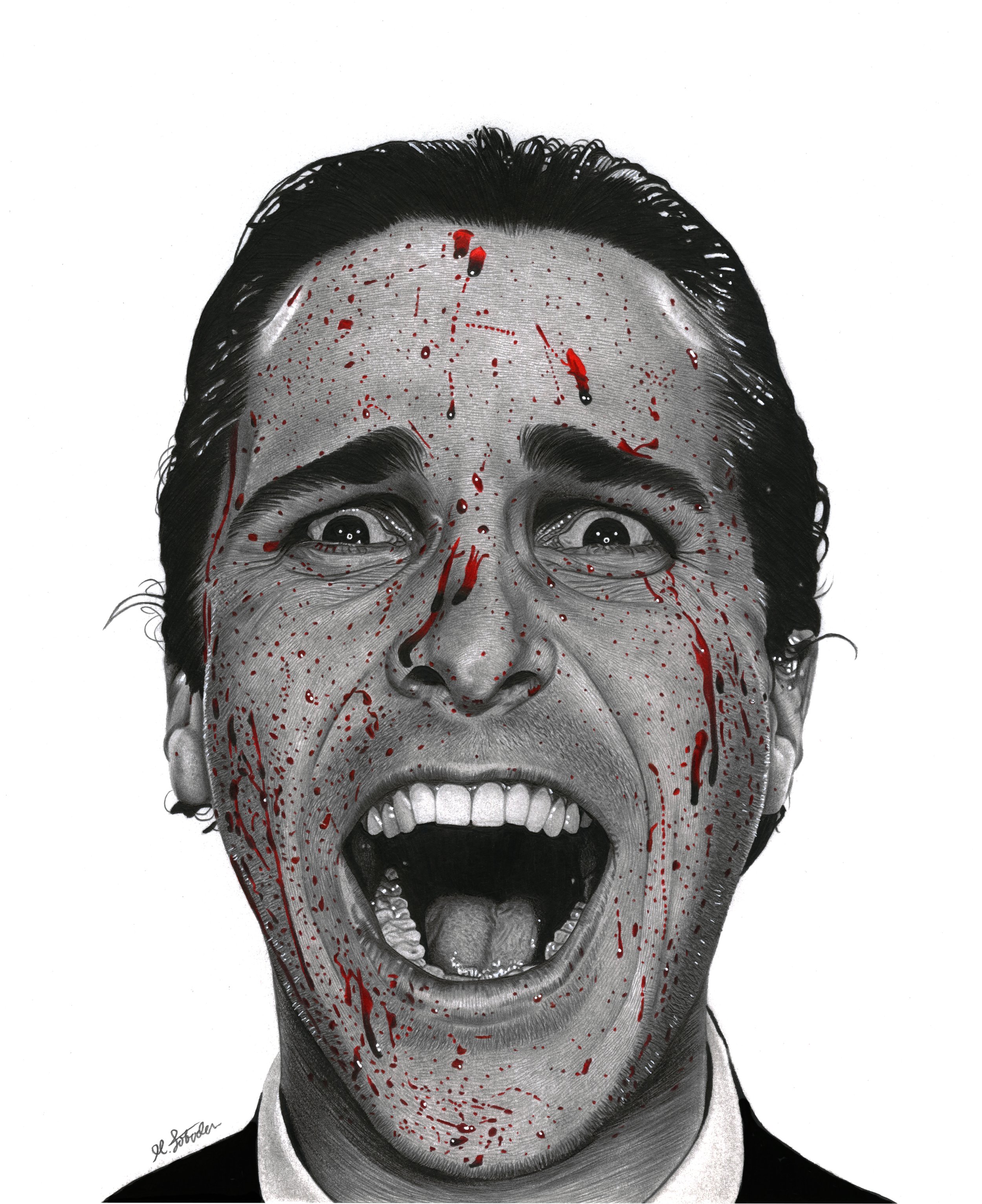 PATRICK BATEMAN PRINT