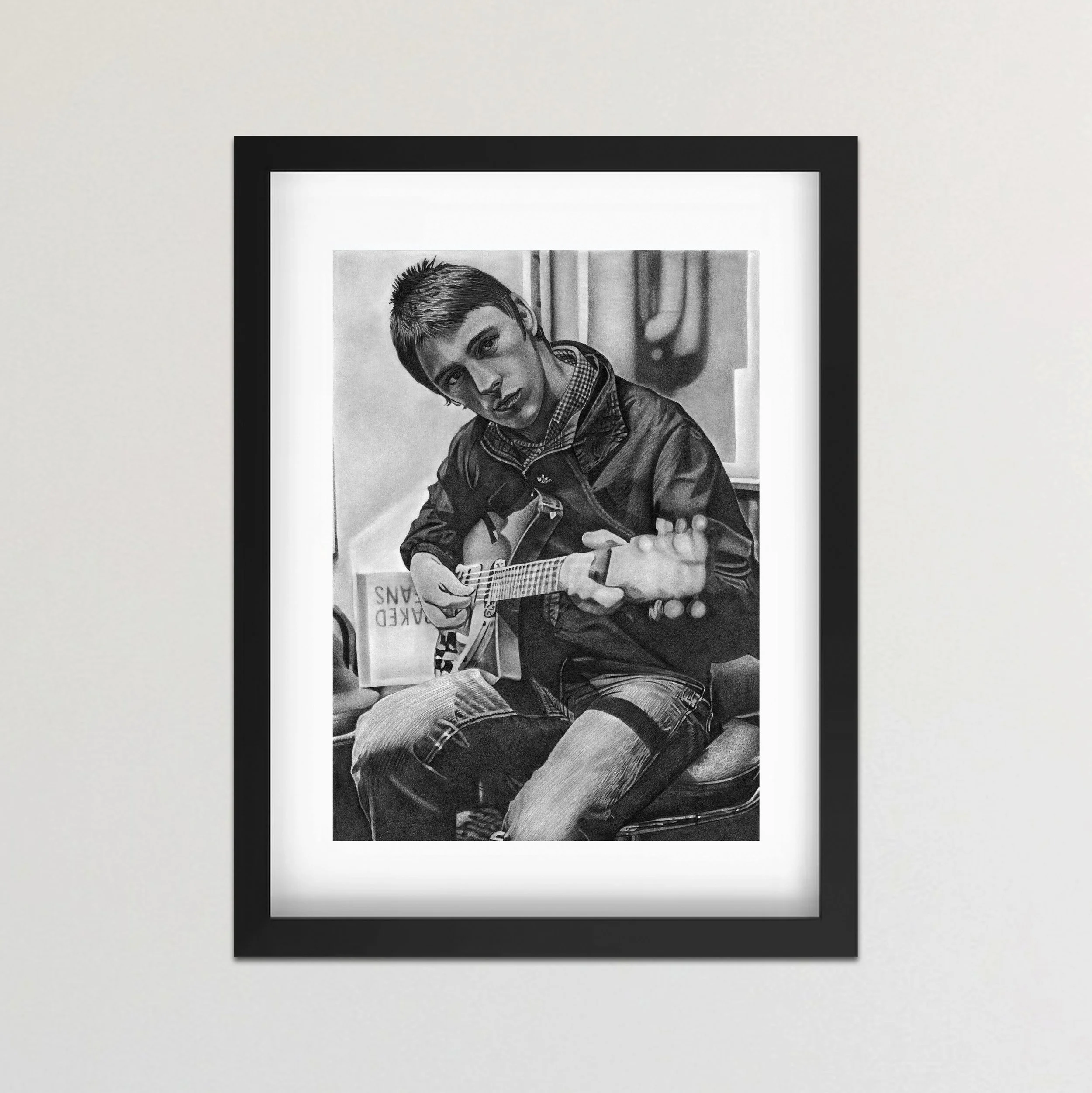 Paul Weller Young Framed Black.jpg