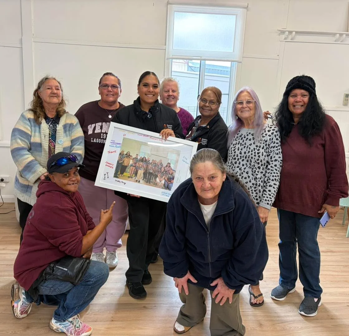 Today we farewelled Norma, who is moving back to her home town. The women&rsquo;s group gifted a framed photo of them 😍 you will be missed by everyone and we all wish you the best on your next adventure! Love the YG team ❤️