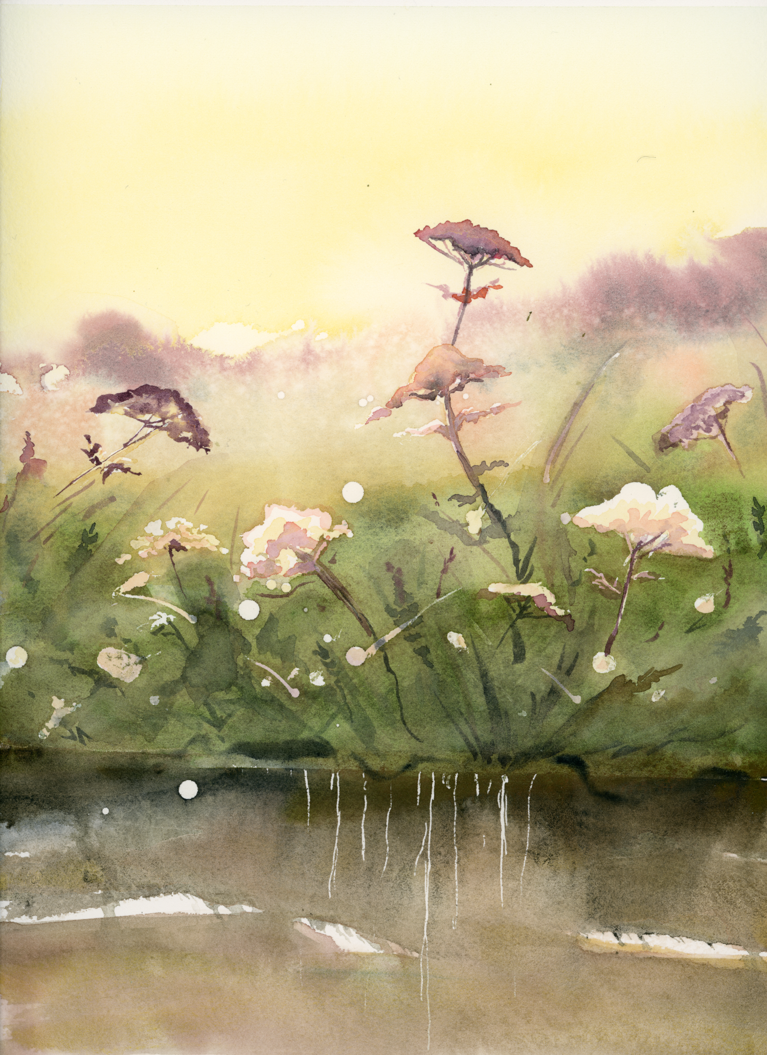 As Above, So Below, watercolour in paper