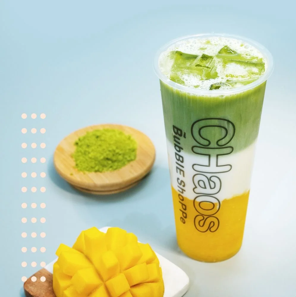 Mango Matcha Latte