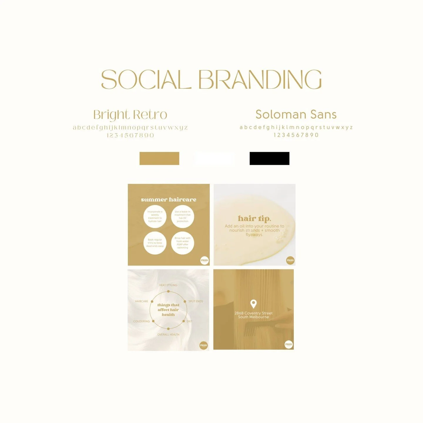 Recent work for one of my beautiful hairdressers. New branding to match her brand new salon ✨⁠
⁠
#thesocialstylist #socialmediamanager #socialmediamanagement #melbourne #beautyindustry