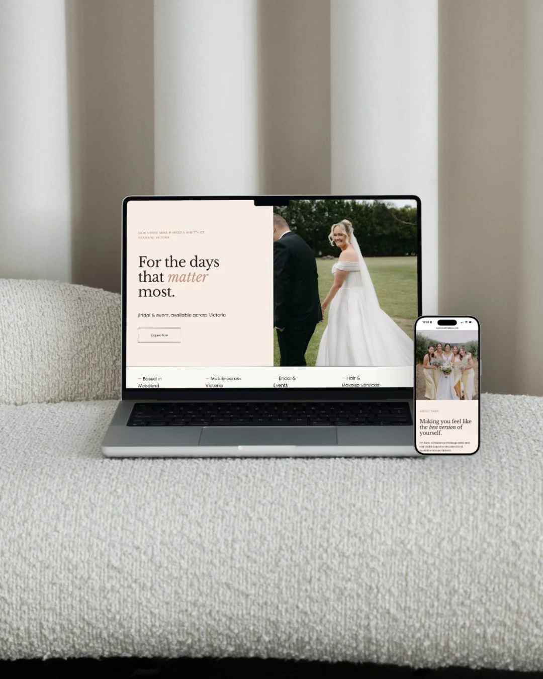 Your website is often the first thing a potential client sees. It should feel like you. 🤍⁠
⁠
I offer full website builds, refreshes and hourly work depending on where you're at. Everything is built on Squarespace and designed to be clean, easy to na