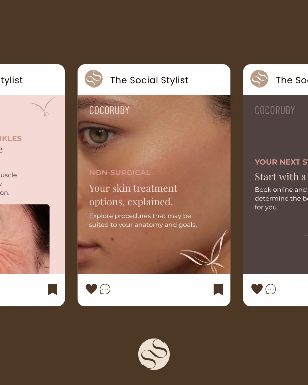 Not ready to hand over your socials completely? Totally get it. 🤍⁠
⁠
Template packs are designed for businesses that want polished, on brand content while still managing their own posting. Built to your brand colours, fonts and aesthetic and deliver