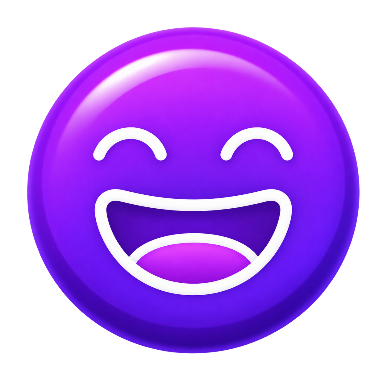 Purple comedy icon