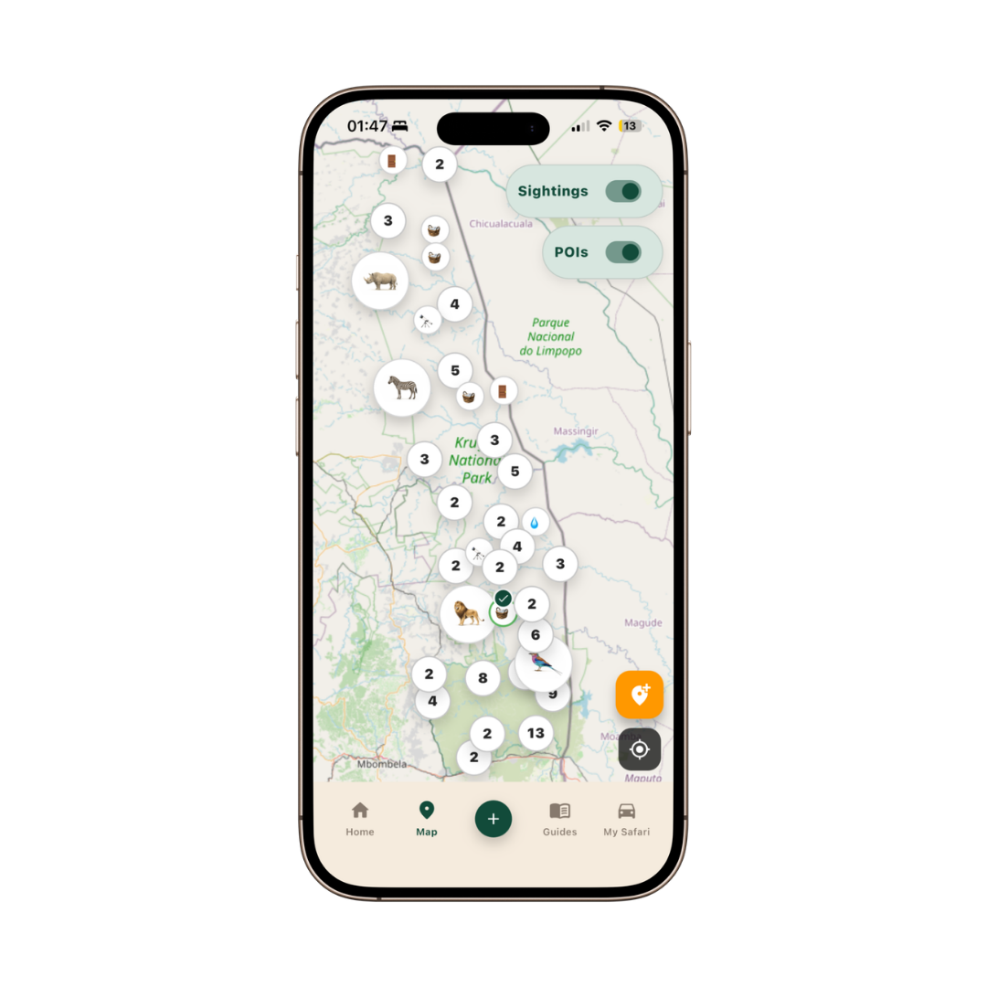 Kruger National park Mobile App