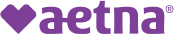 The Aetna logo in purple text.