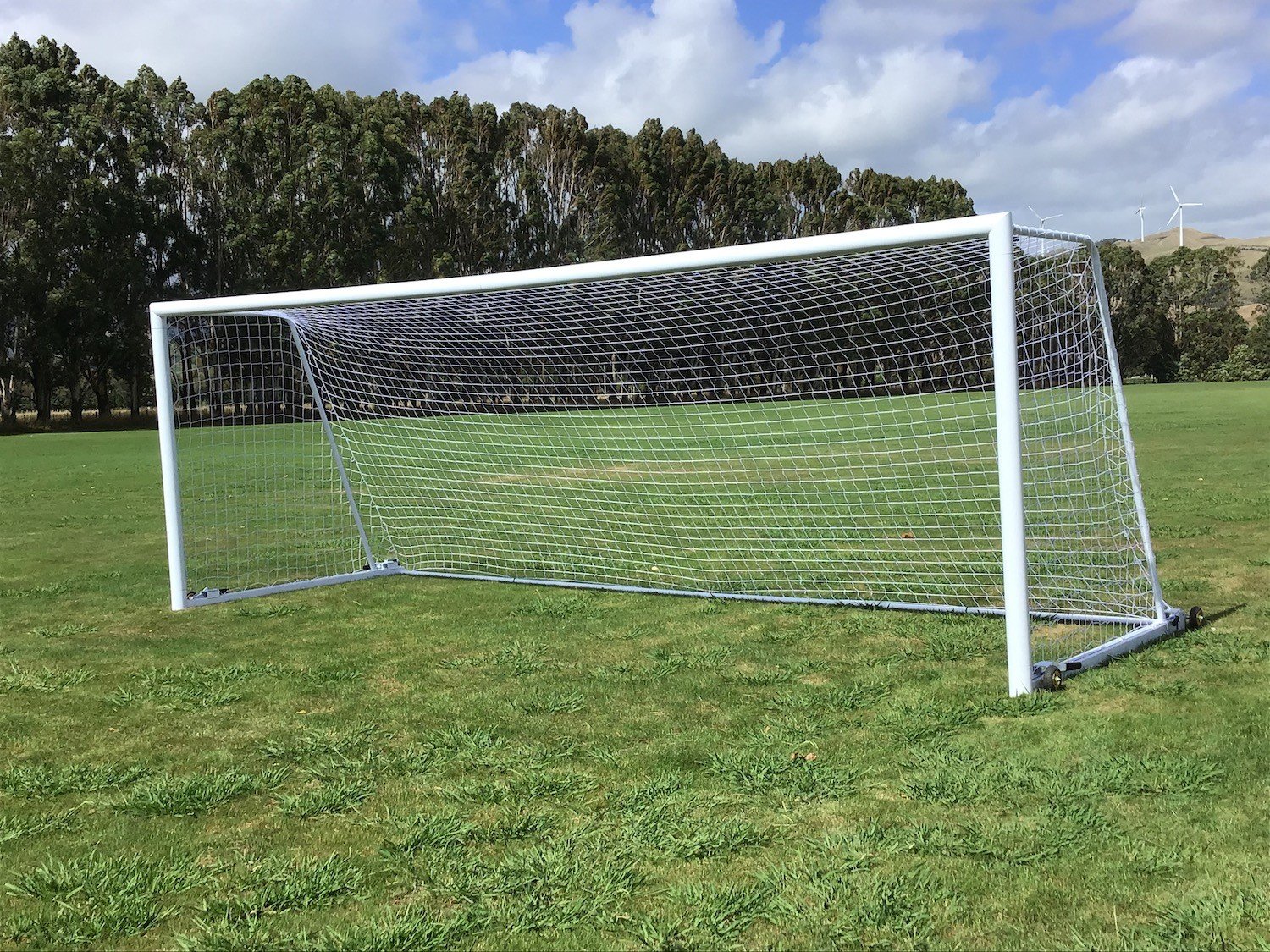 Freestanding International Aluminium Soccer Goals