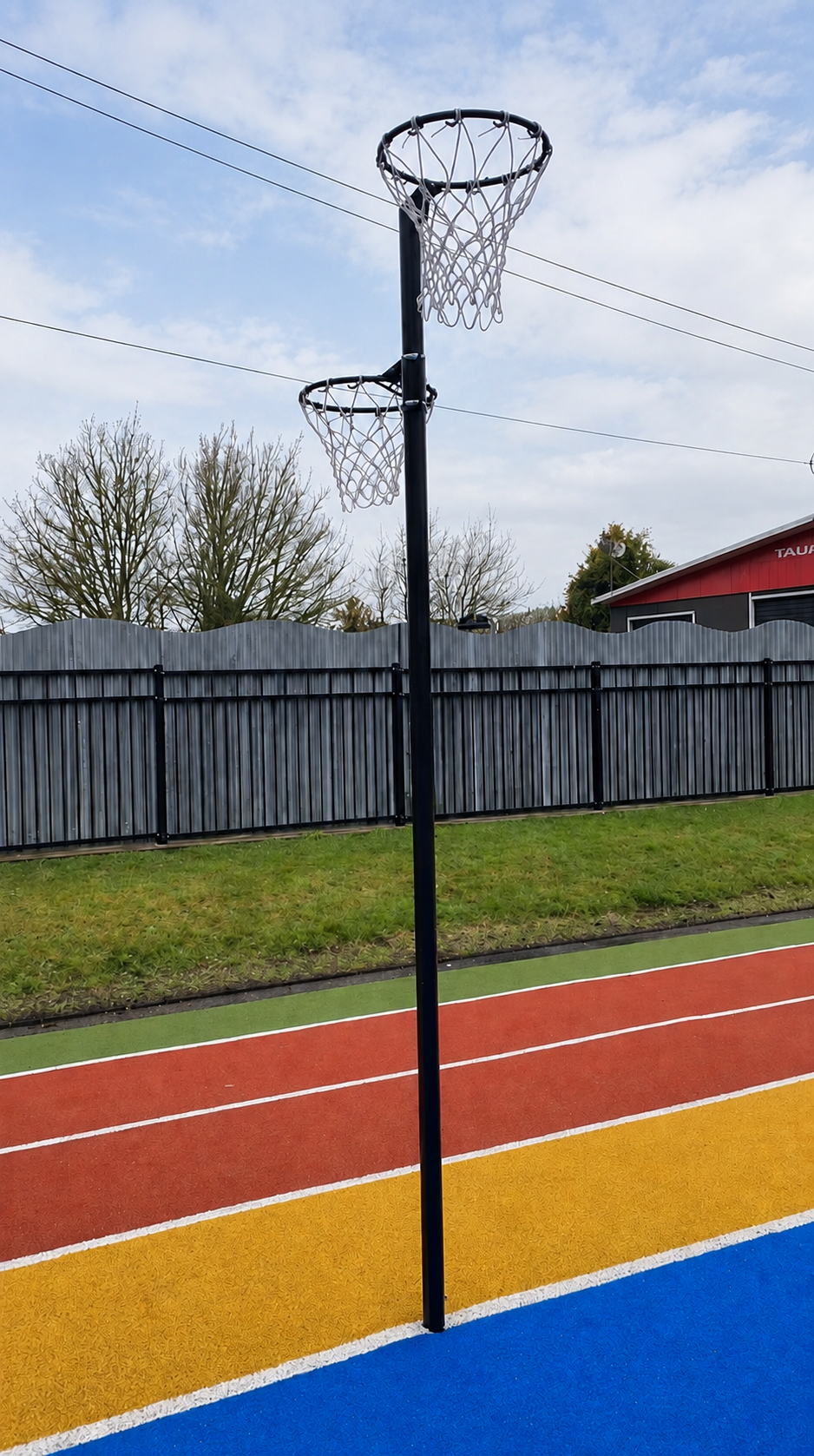 Reversible Regulation Height/Kiwi Height Netball Post