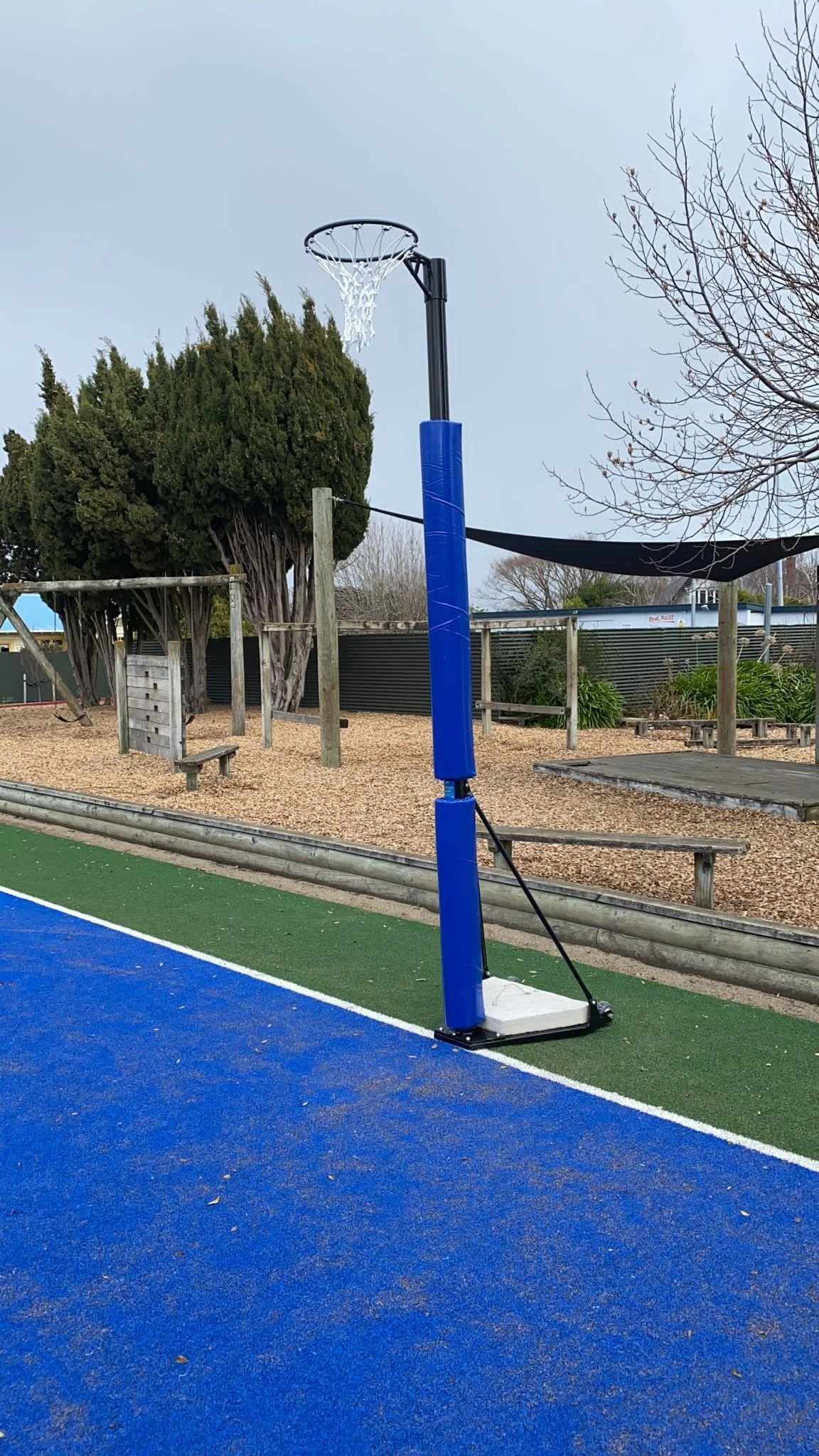 Netball Posts Pads for Mobile Netball Systems