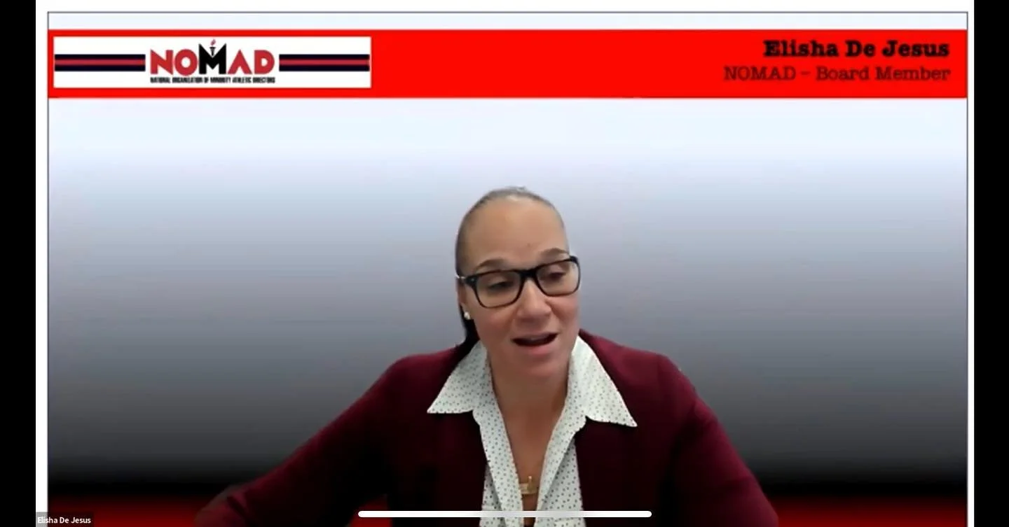 NOMAD continues to provide amazing content to our Athletic Administrators around the country. NOMAD webinar #4 Life of Duality - Women of Color in Athletic Administration. Our Stories, Our Truths. With an amazing panel of outstanding leaders across t