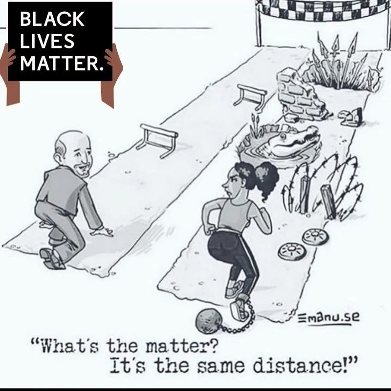 No one is saying that &ldquo;you&rdquo; don&rsquo;t have to overcome personal hurdles. We want to take away the extra obstacles based on race, class, gender, sexuality, and location. Not saying your life is wrong, just asking for ours to be equal. #s