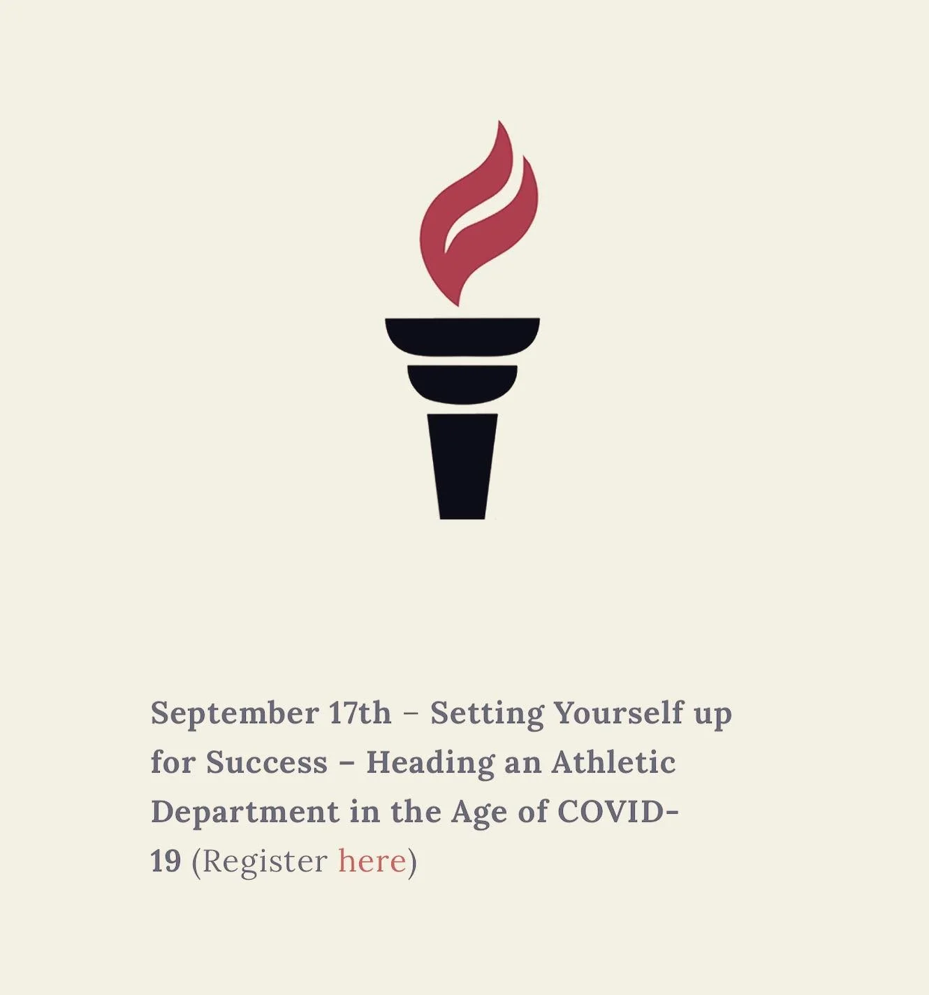 #webinar #2 is less than a week away Setting Yourself up for Success-Heading an Athletic Department in the Age of COVID-19, Thursday, September 17th 1pmEST/12pmCST/11amMST/10amPST click the link in bio for more information and registration link #NOMA