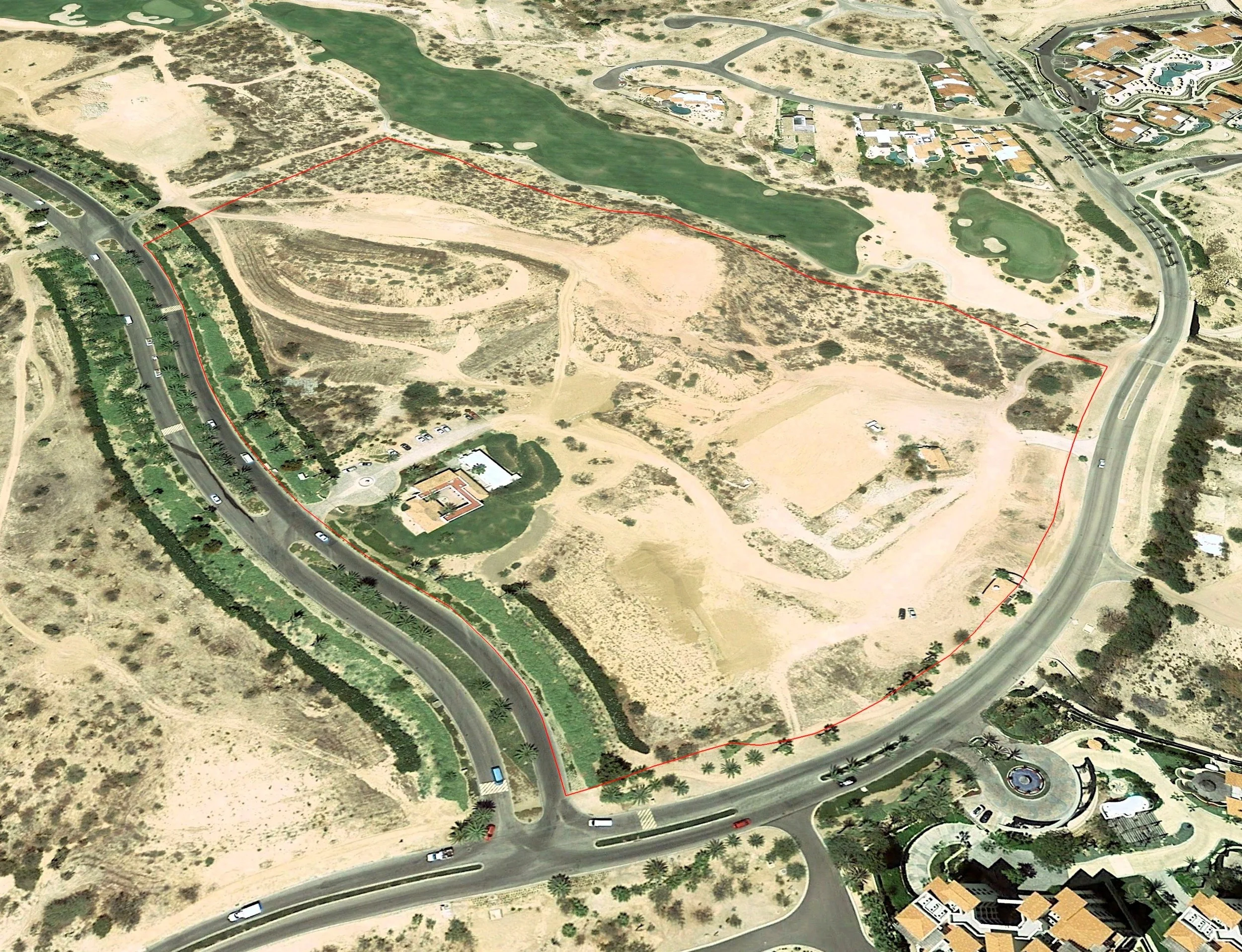 Predio Anima Village vista aérea previo a proyecto