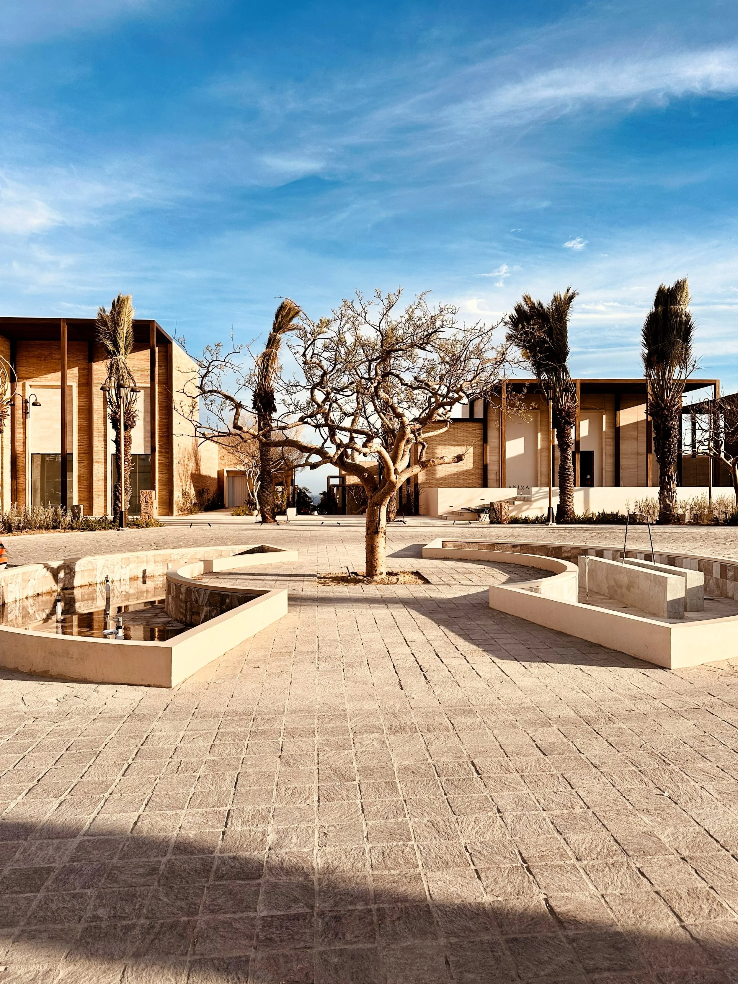 Glorieta principal en ingreso 1 de Anima Village