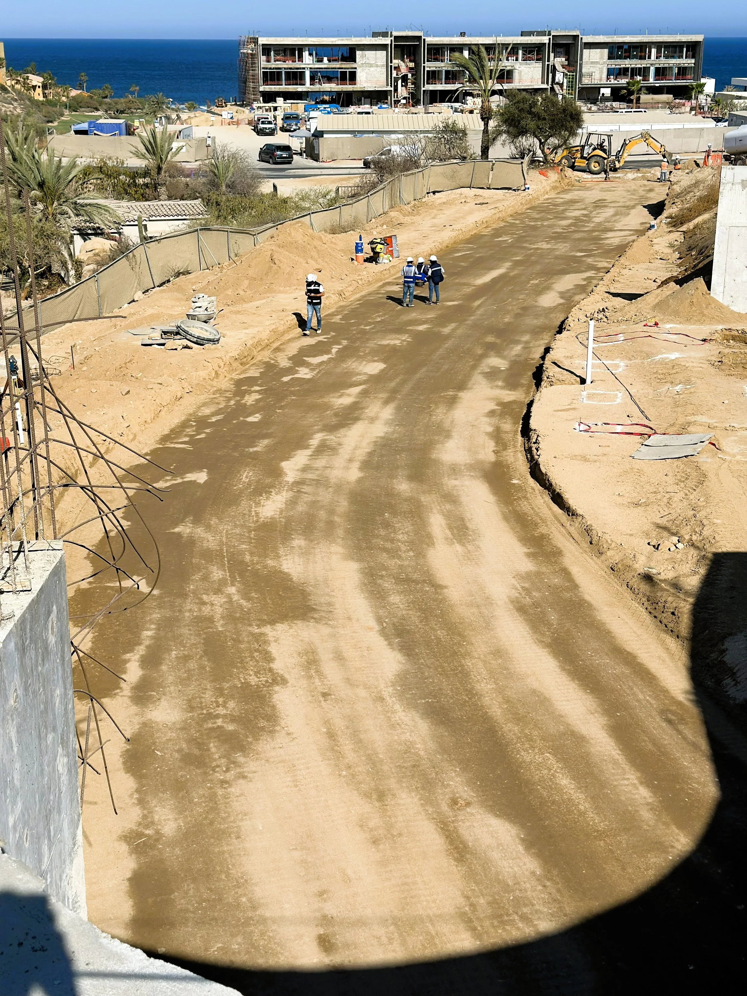 Conformación de vialidad 3 Anima Village