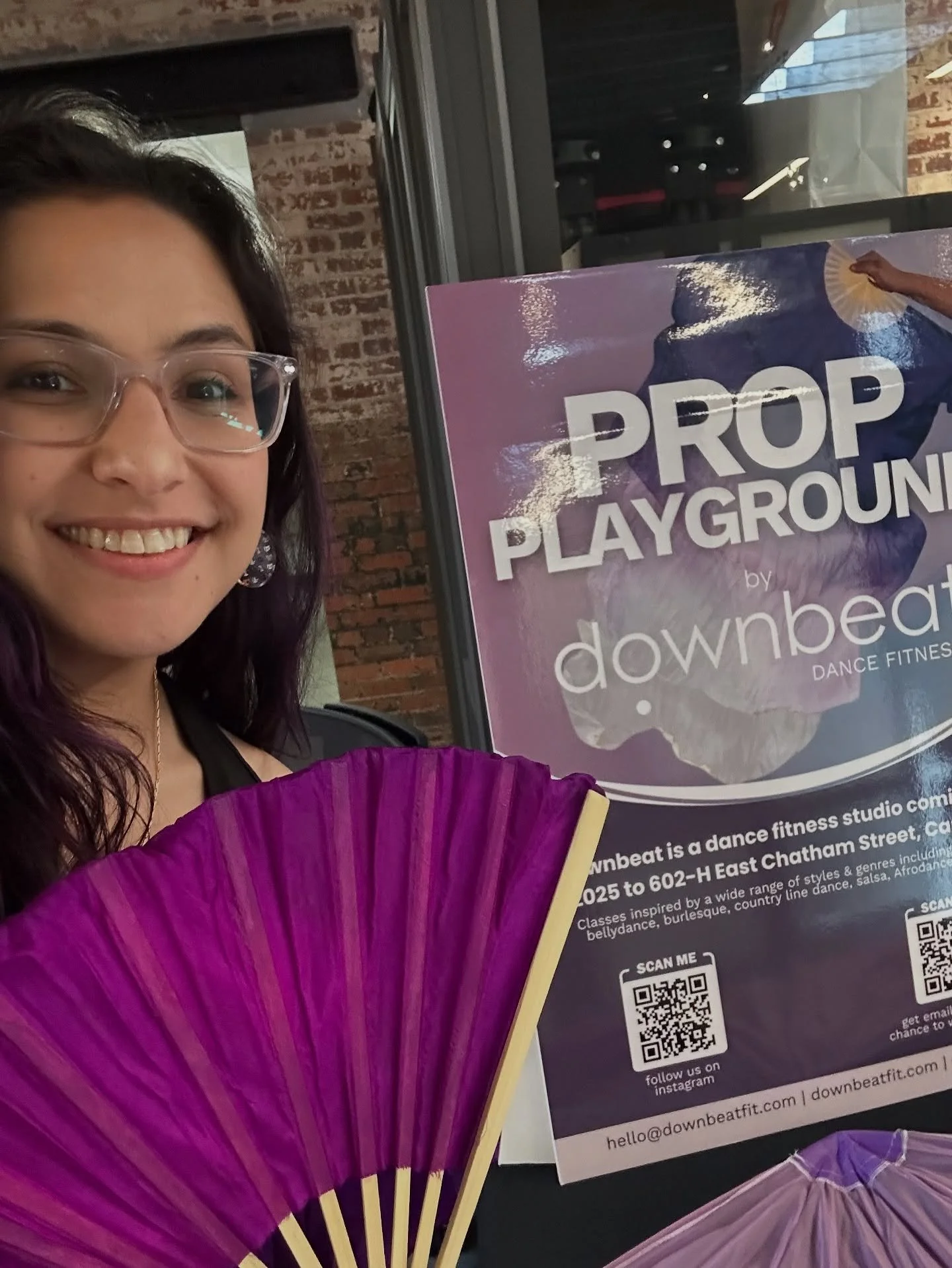 Come visit us at the Recharge Retreat by @thebeautyboostdurham from 12-4pm today! Try out some dance moves with fan veils and fishbone fans. 💃