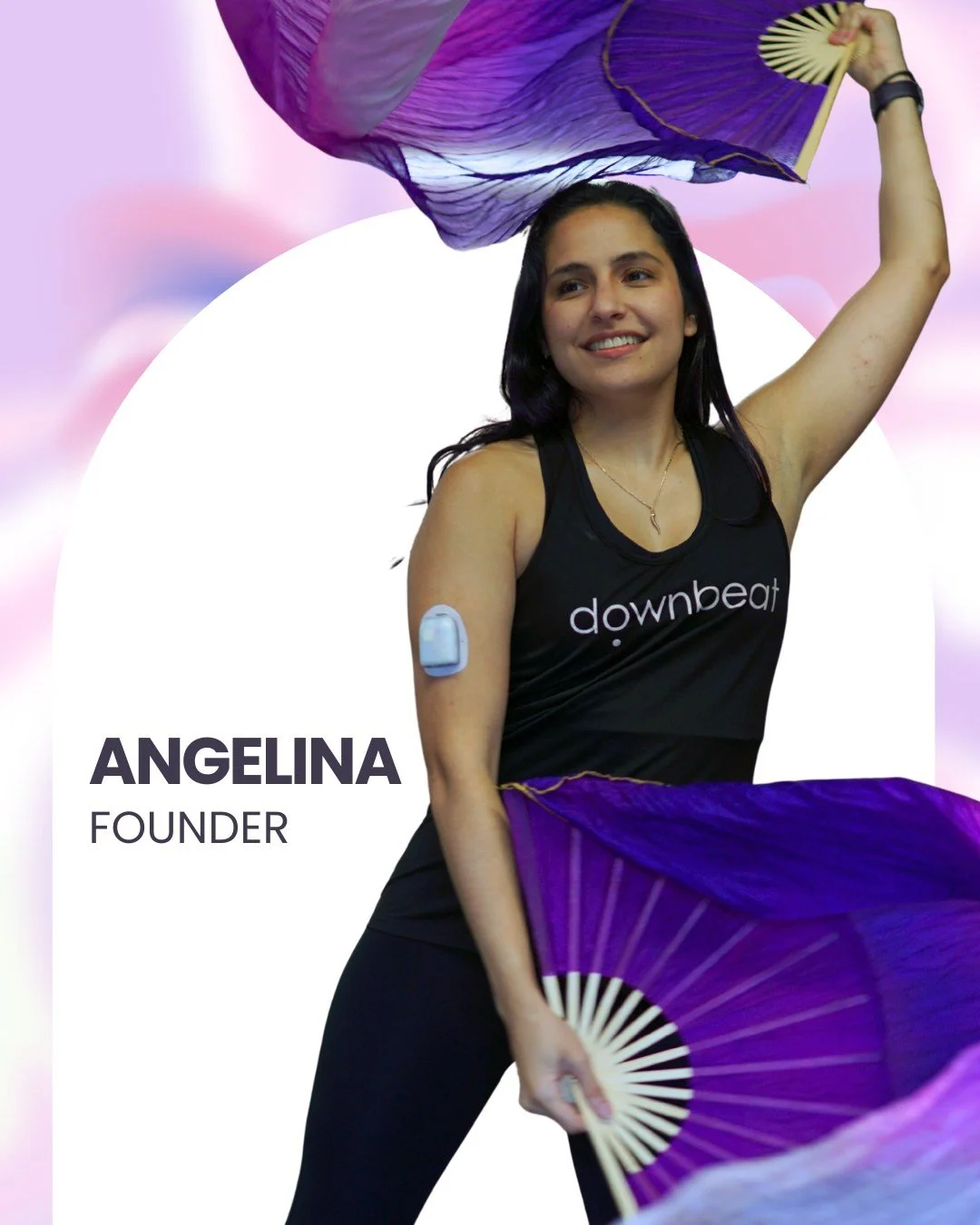 Hi, I'm Angelina (or Lina), founder of Downbeat. 👋🏼

I'm overcaffeinated, always covered in cat hair, and passionate as heck about making movement fun and approachable for everyone. 

As someone who never set foot in a dance studio until college an
