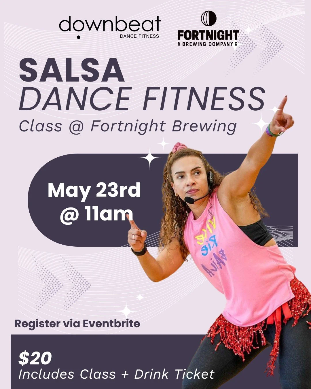 Salsa fit + a drink of your choice from Fortnight Brewing? Say less! 

After the class we&rsquo;ll also have free physical therapy screens from @witheasept

Join us this Saturday! Link in bio to register.

#carync #dancefitness #thingstodoincary