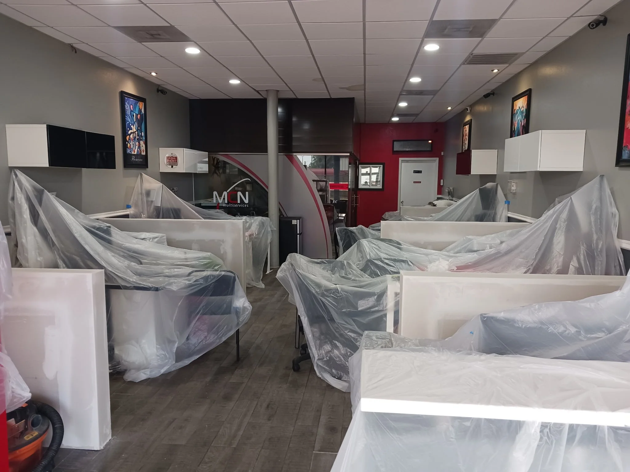 An image of office space remodeled