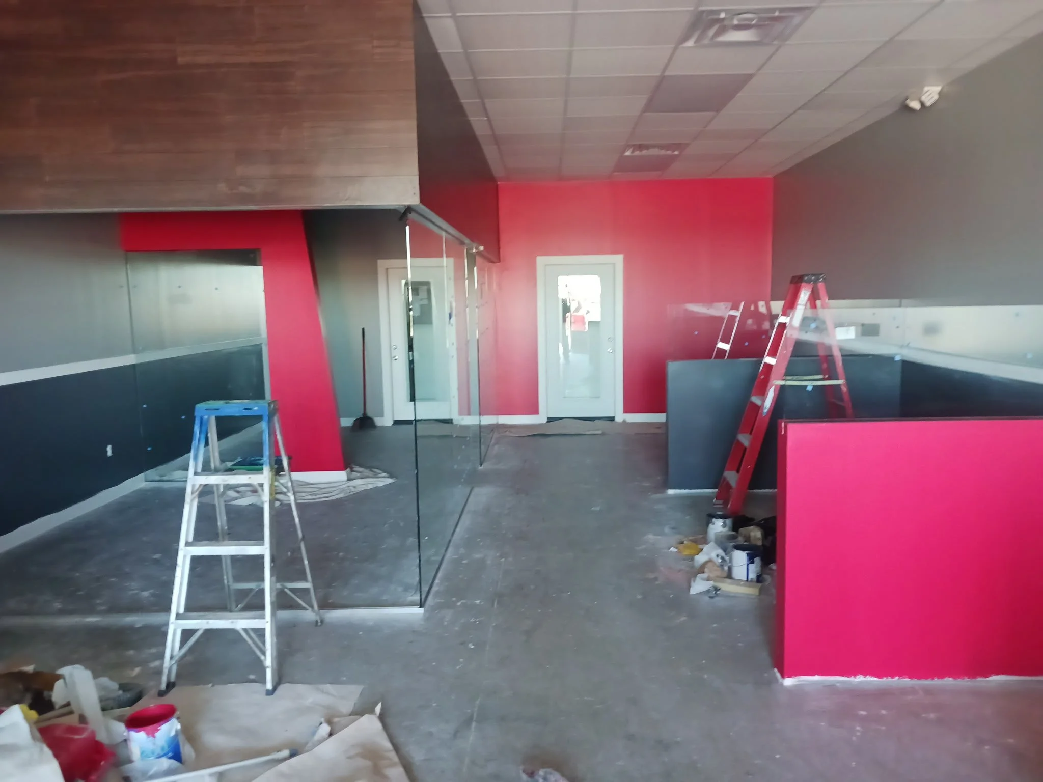 An image of office remodeling