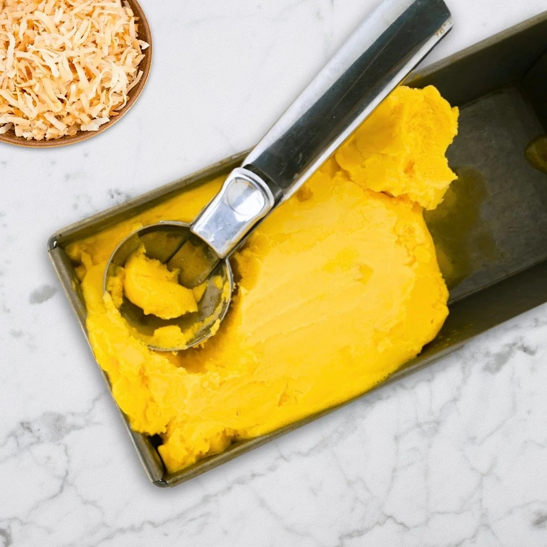 Mango Gooseberry Ice Cream