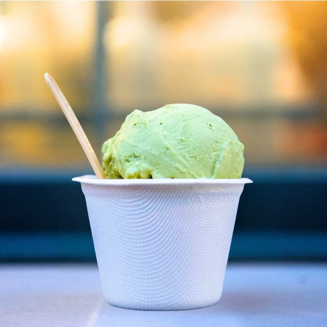 Pistachio Orange Citrus Ice Cream