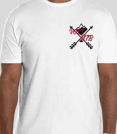 White, red, and Black Shirt