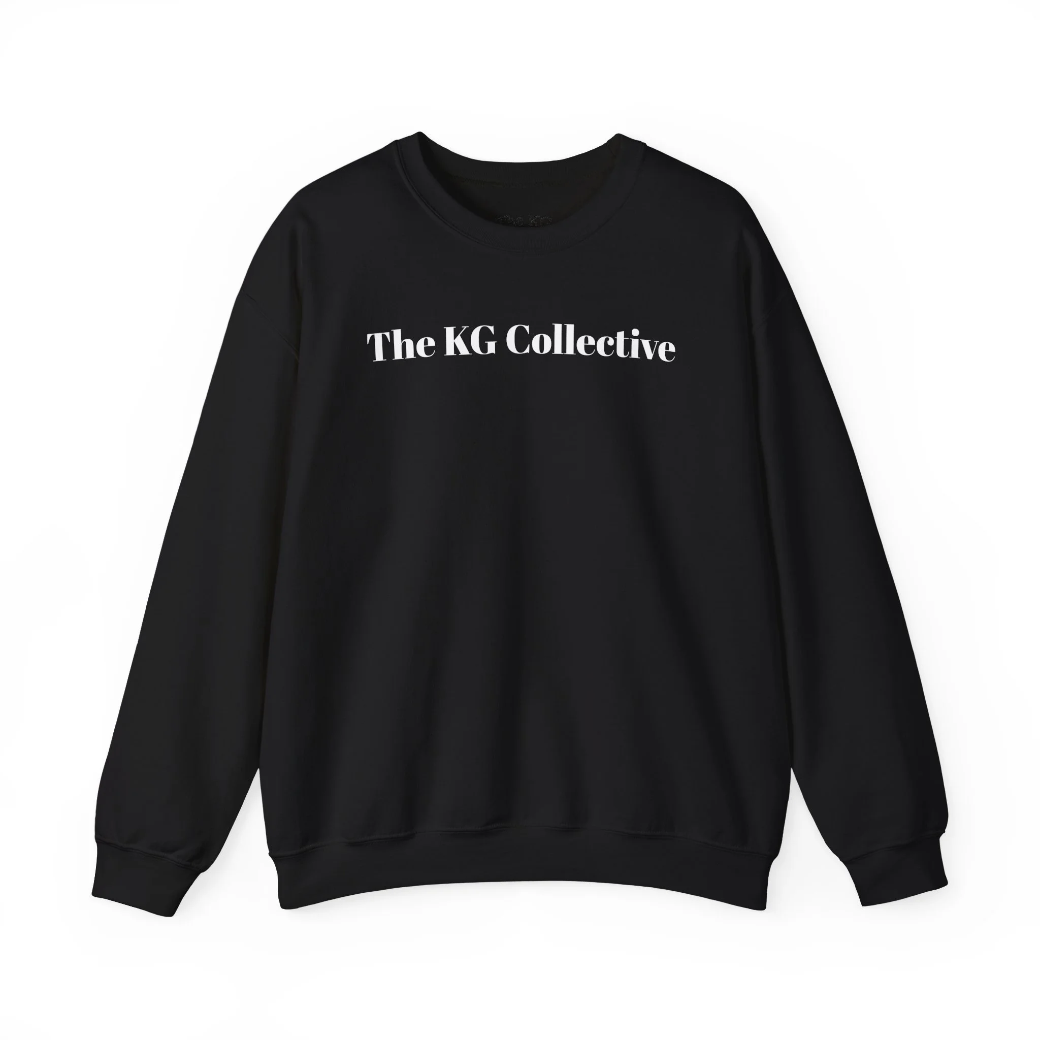The KG Collective logo Sweatshirt | Minimal Script Logo, Crewneck