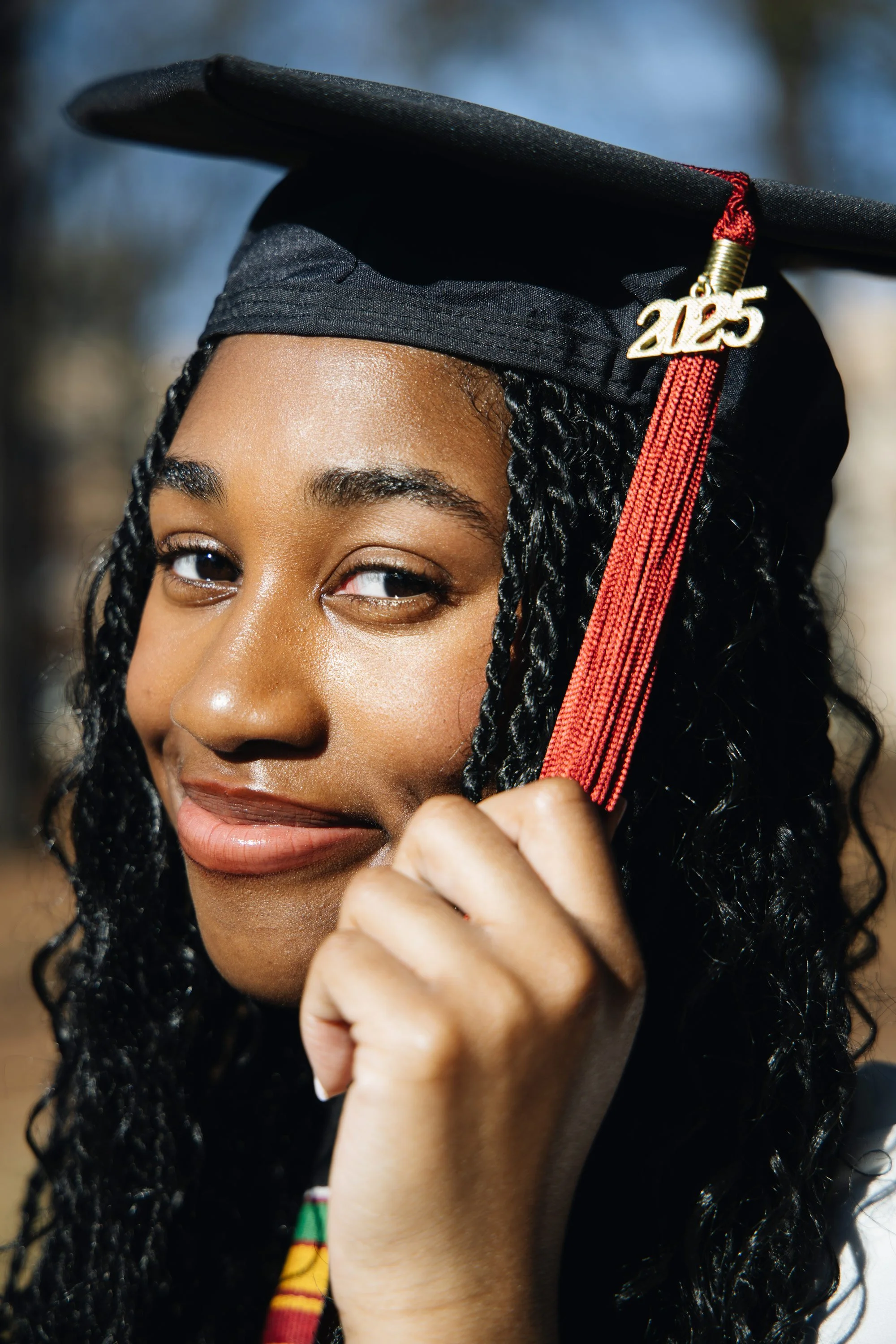 Amia Bennett celebrates her graduation from the University of South Carolina in Columbia, South Carolina on Dec. 27, 2025.