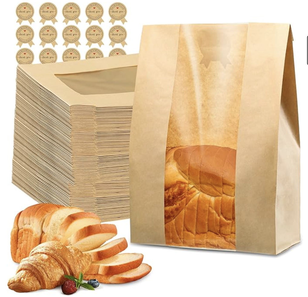 50 pcs Bread Bags for Homemade Bread