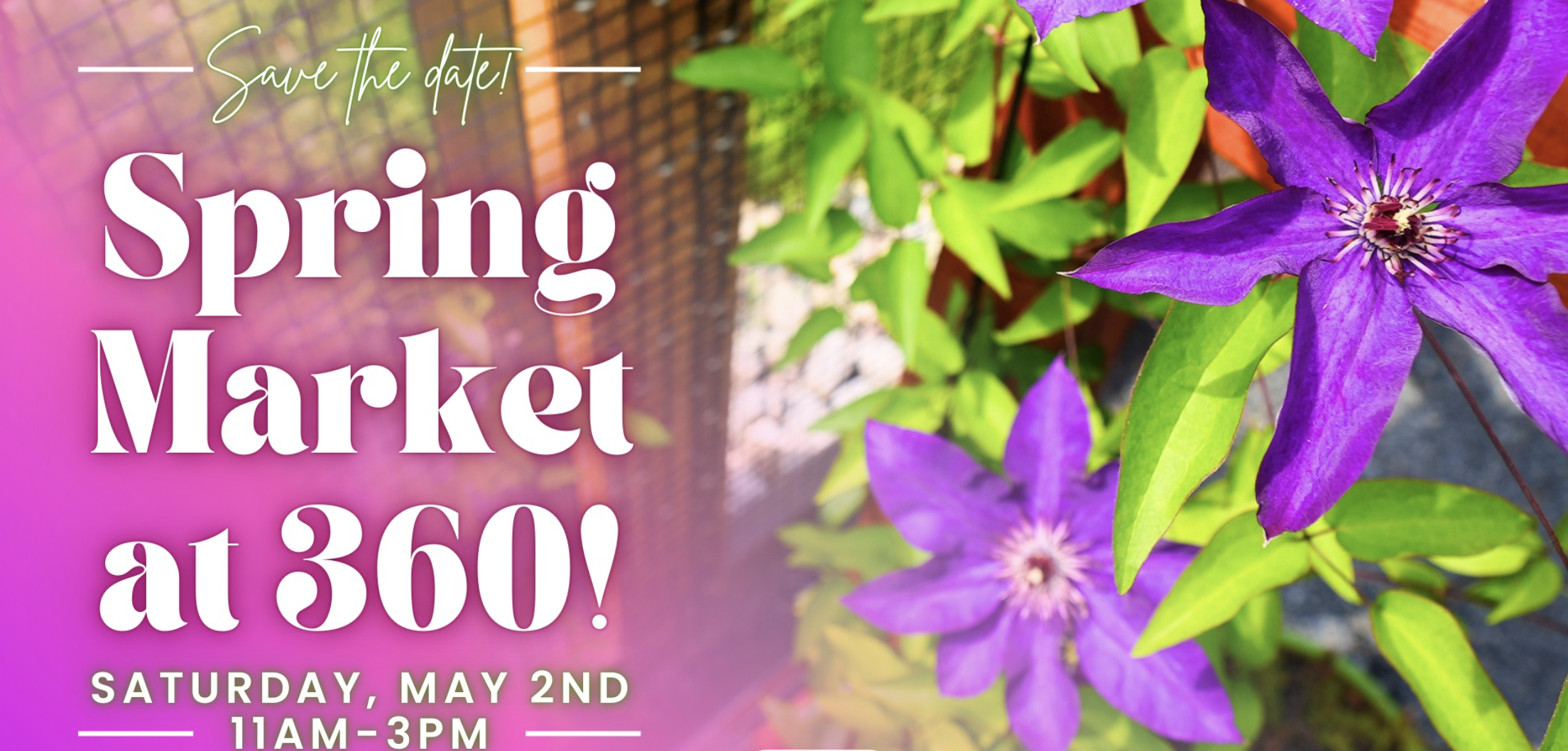 Spring Market at 360!