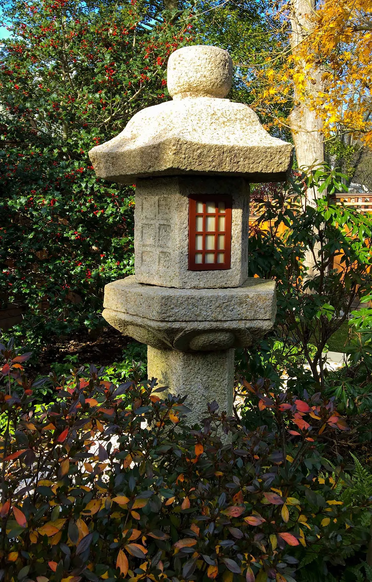 Antique Stone Lantern from Kyoto