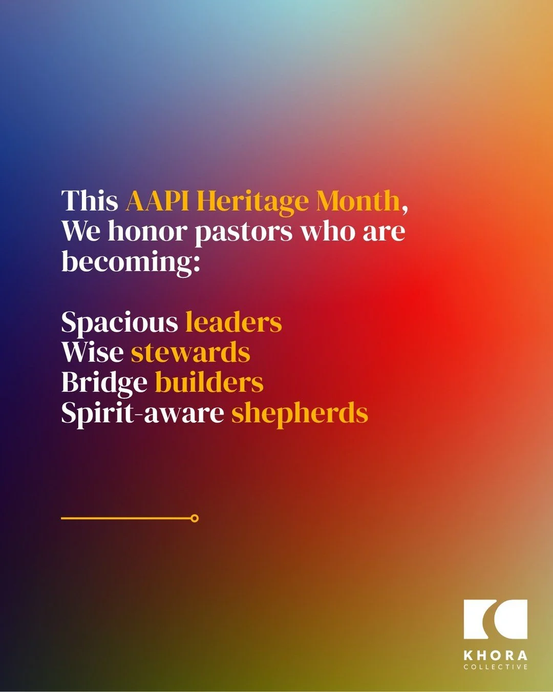 This AAPI Heritage Month, we give thanks for the pastors faithfully tending the spaces God has entrusted to them. 

You are not only caring for communities&mdash;you are helping the Church imagine leadership that is more spacious, wise, and whole.