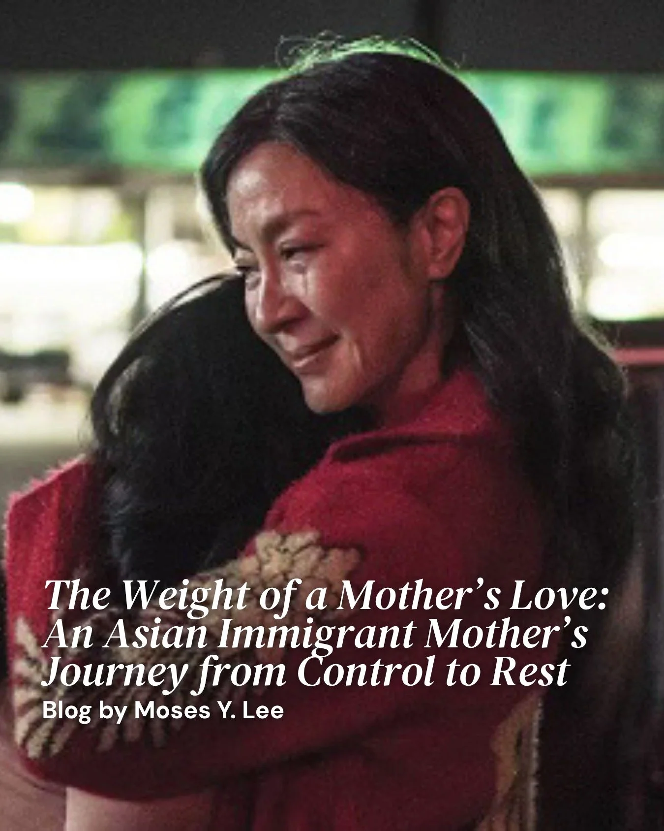 This Mother&rsquo;s Day, Moses Y. Lee reflects on the beauty and burden of a mother&rsquo;s love&mdash;how something so strong and sacrificial can also become heavy when it carries more than it was meant to hold. 

What if love was never meant to con