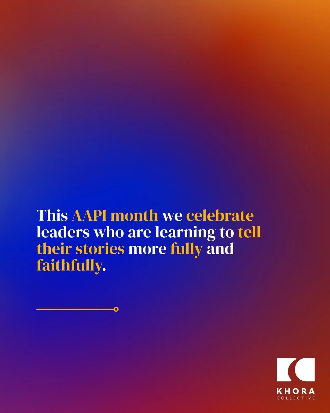 Asian American leadership carries story, history, faith, and resilience.

This AAPI Heritage Month, we honor leaders who are learning to steward their cultural voice with courage &mdash; not hiding who they are, but leading more fully and faithfully.