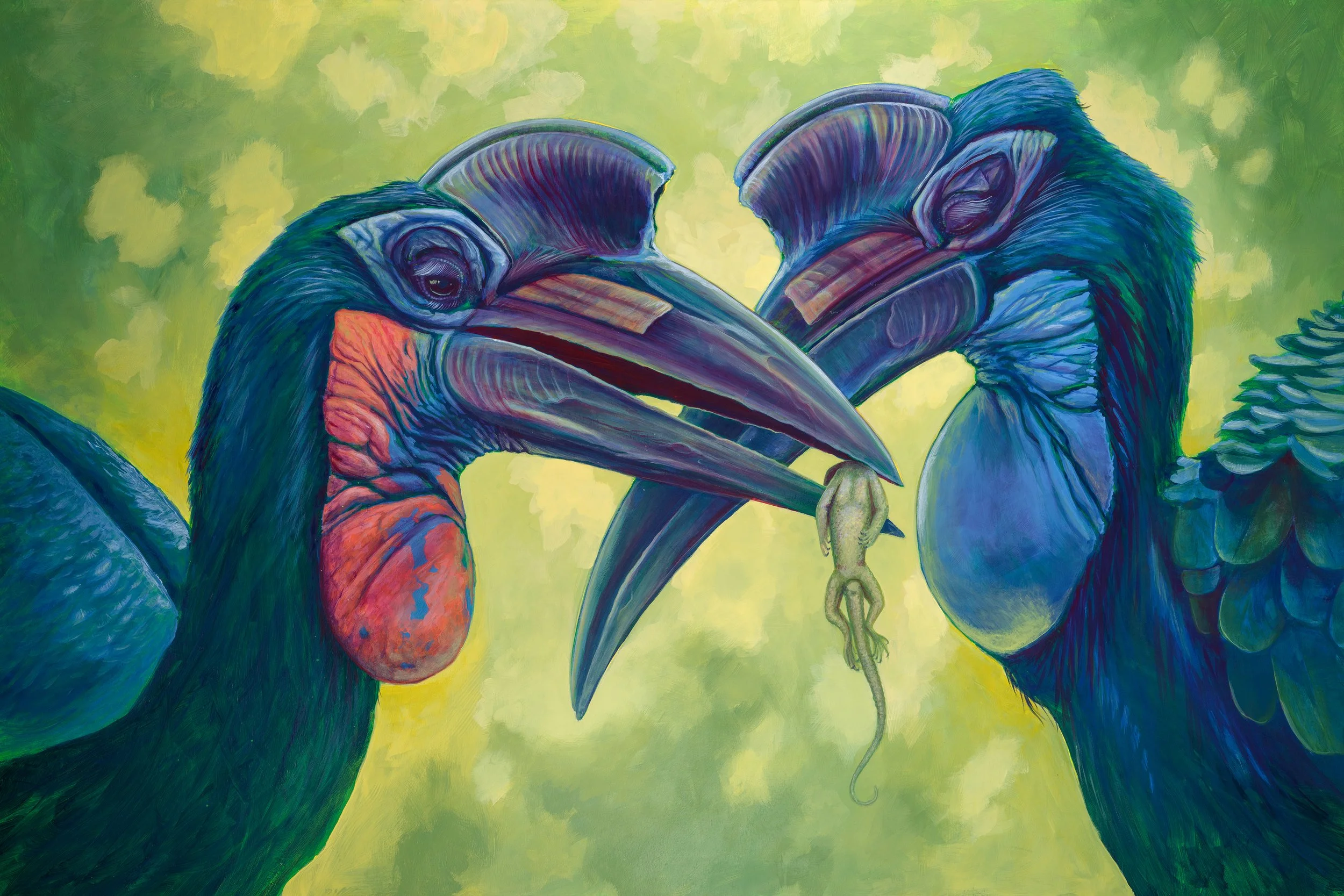 "The Gift" - 2026 Acrylic on Wooden Board