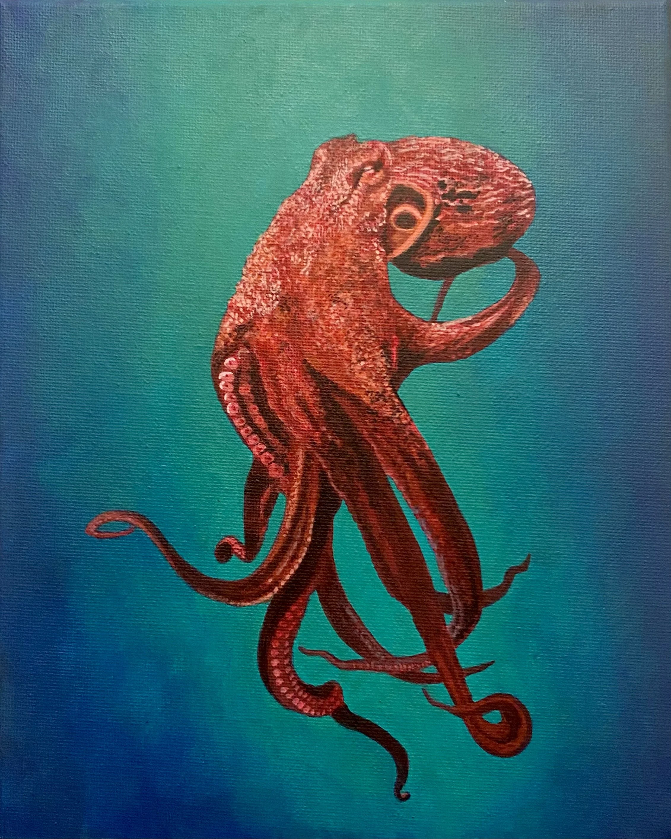 "The Deep One" - 2025 Acrylic on Canvas