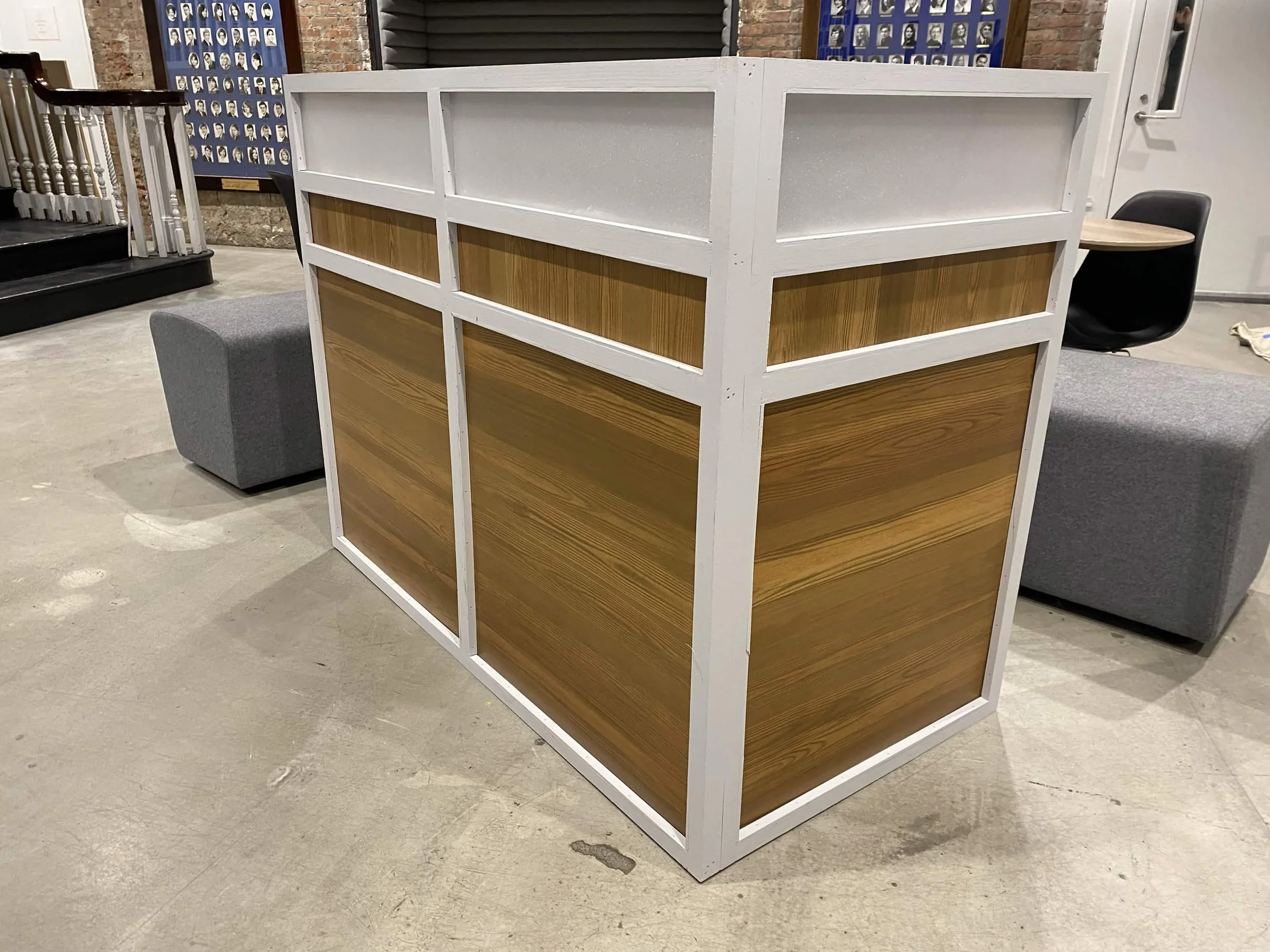 Wood-Grained and Assembled Cubicles - 2023