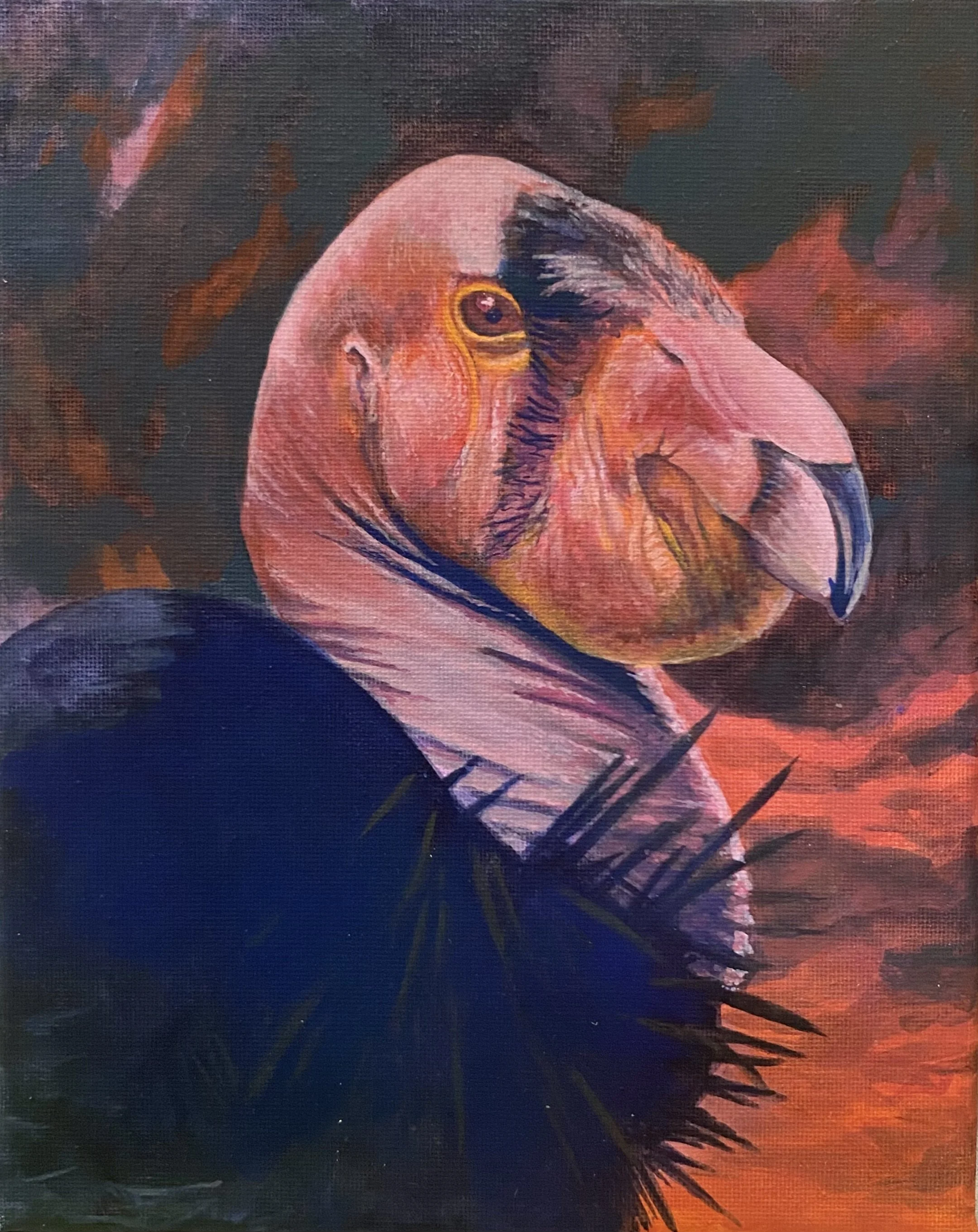 "Watcher" - 2025 Acrylic on Canvas