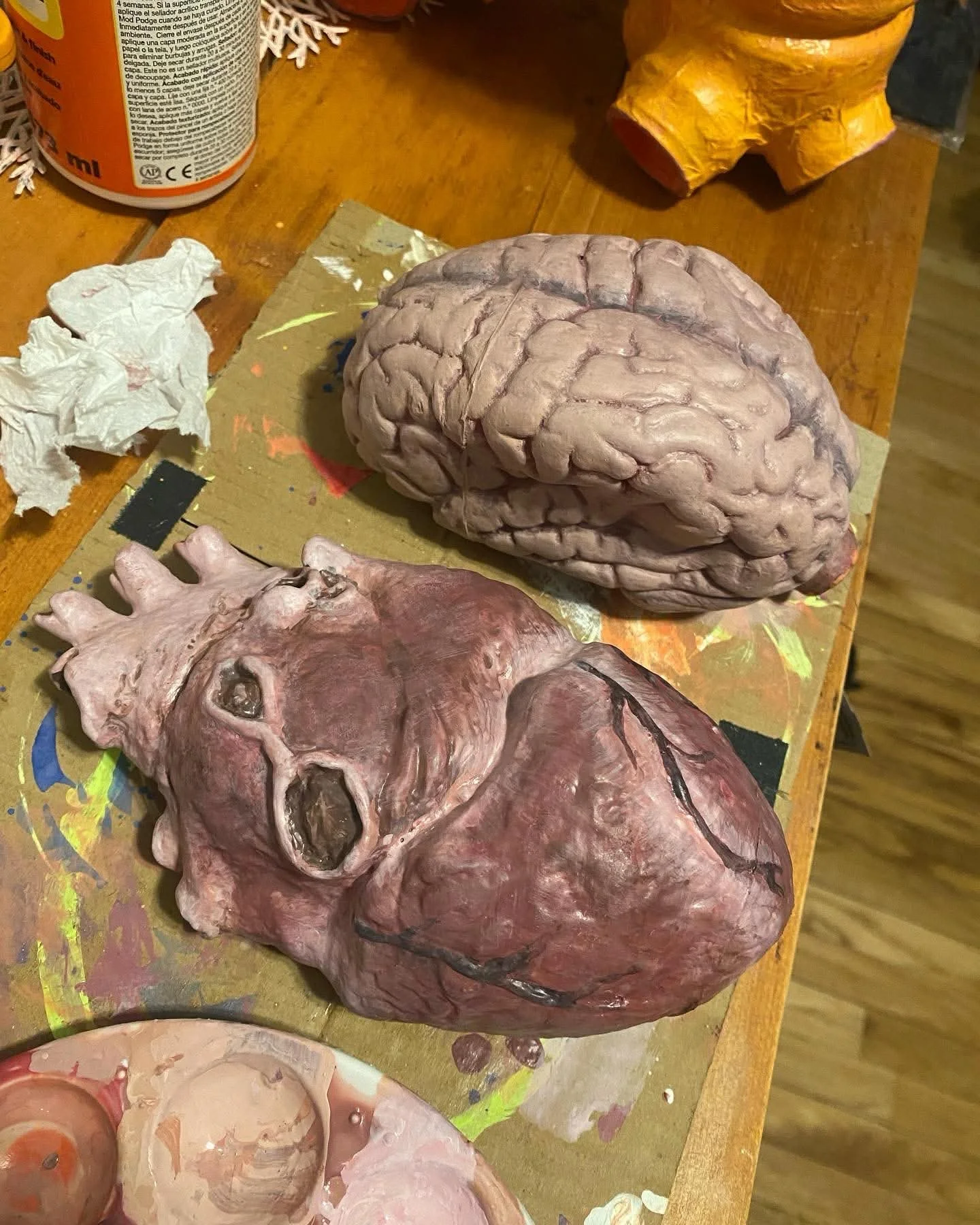 Waterproof Prop Heart and Brain - 2024