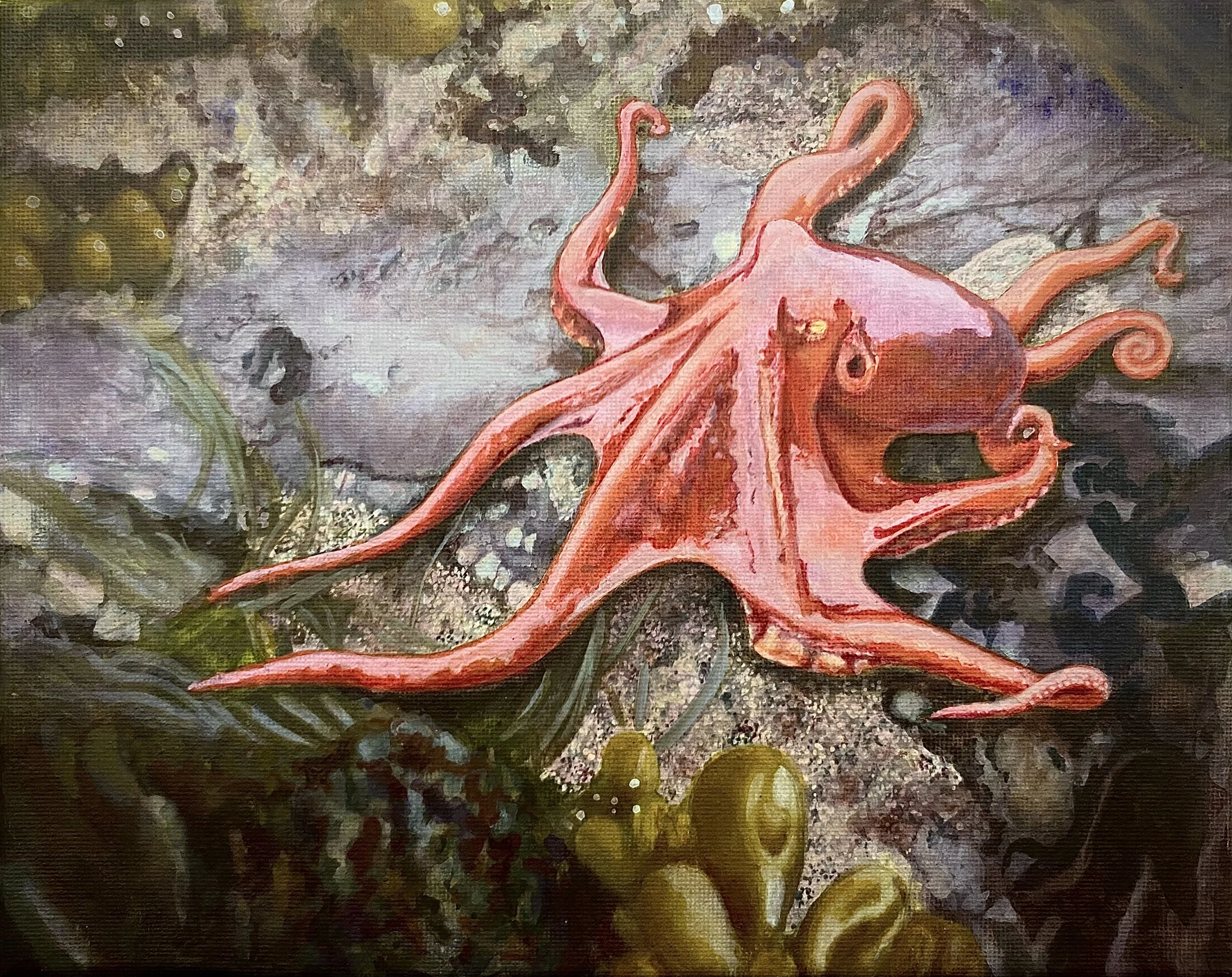 "Squelch" - 2025 Acrylic on Canvas