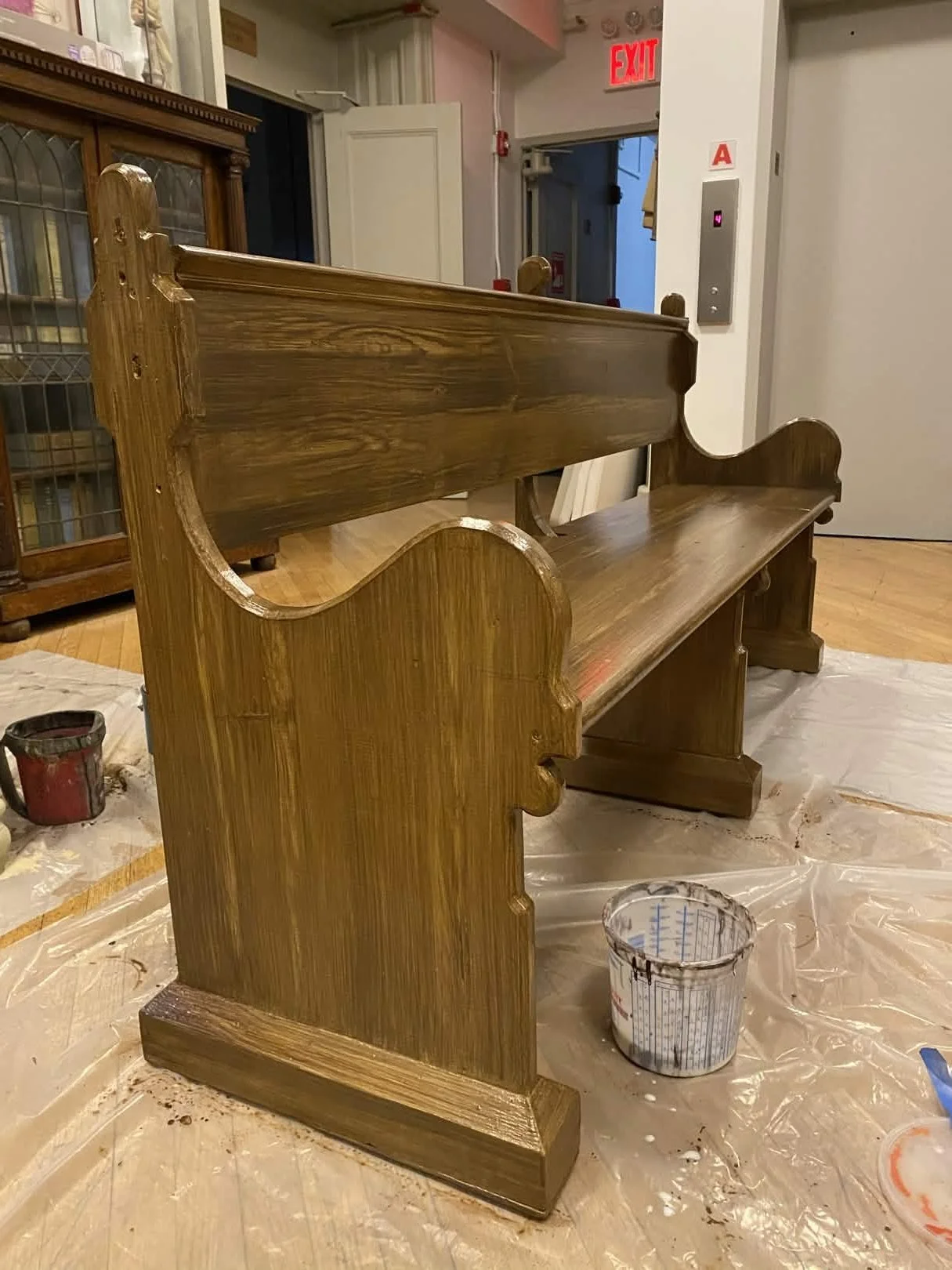 Wood-Grained Pew - 2023