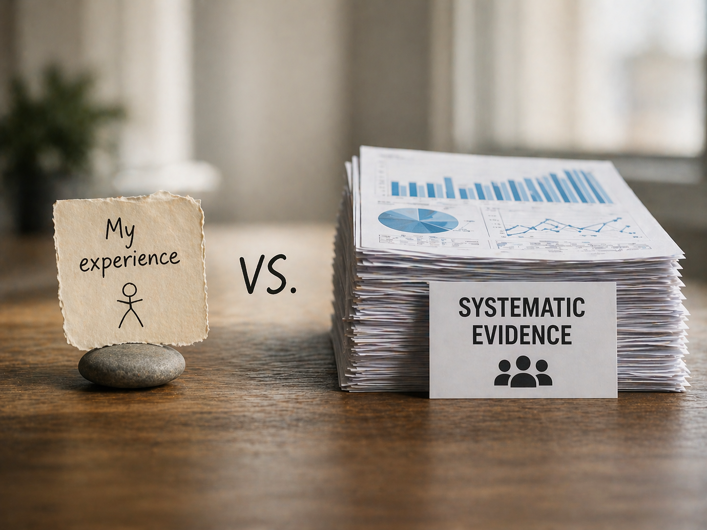 Anecdotes vs. Evidence