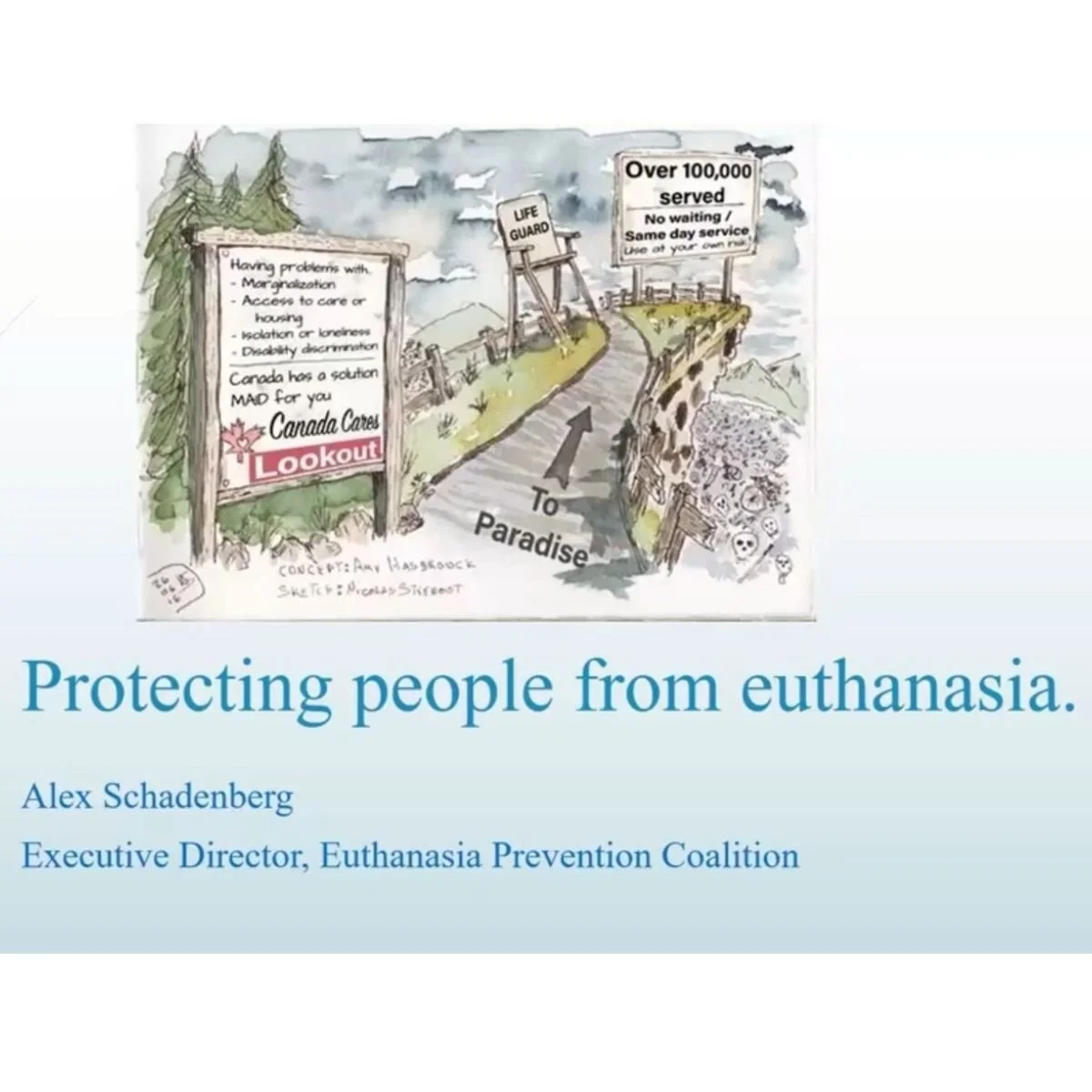 False Claim: Palliative care is dangerous, and Patients are being "hunted" there for MAiD