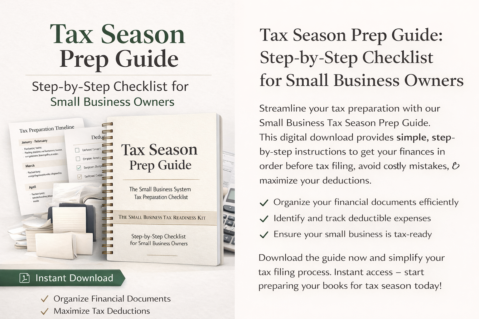 Simple Tax Prep Guide for Small Business Owners